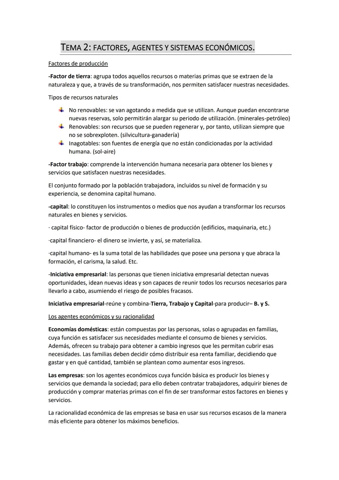 # Economía 1 de bachillerato.
## TEMA 1: LOS PRINCIPIOS BÁSICOS DE LA ECONOMÍA
LA ECONOMÍA: la economía está presente siempre que se inter