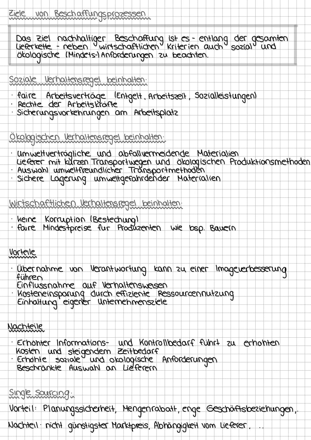 # BWL-KA 1
Beschaffung und Lagerhaltung
Unter Beschaffung wird der Einkauf der für die Leistungs-
erstellung benötigten Materialien (2 B R