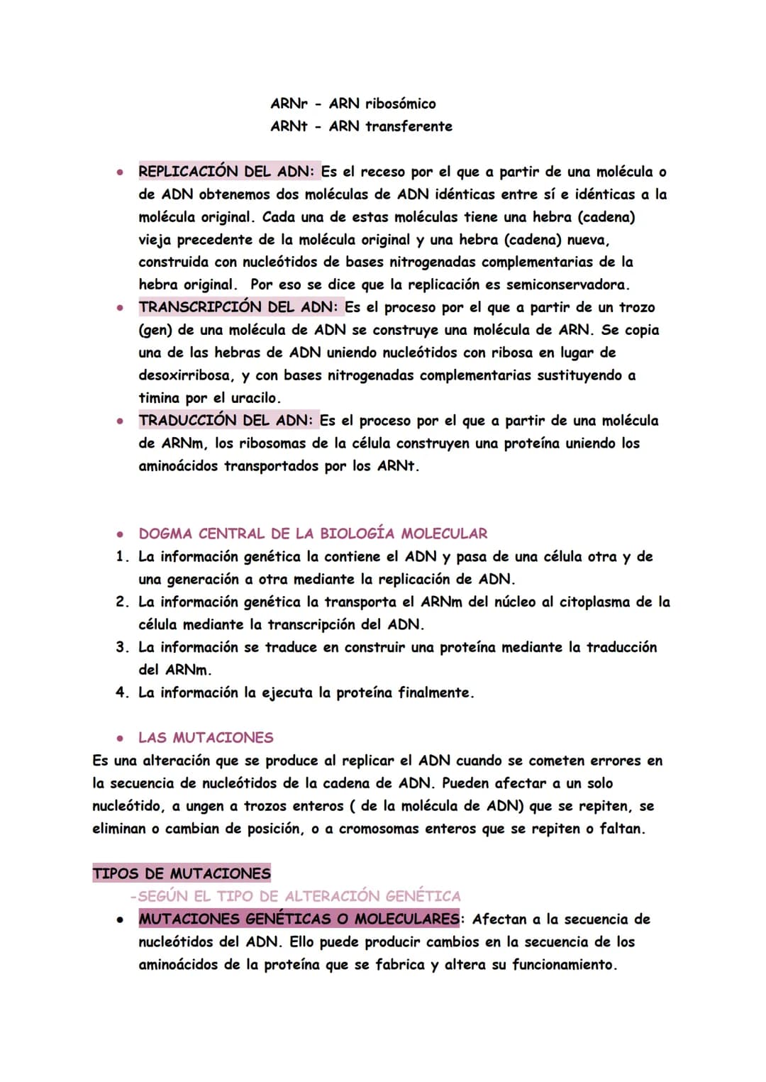 # TEMAS 4/5: BIOQUÍMICA
Genética: Es la ciencia que estudia la herencia de caracteres es decir, cómo se
transmite la información para const