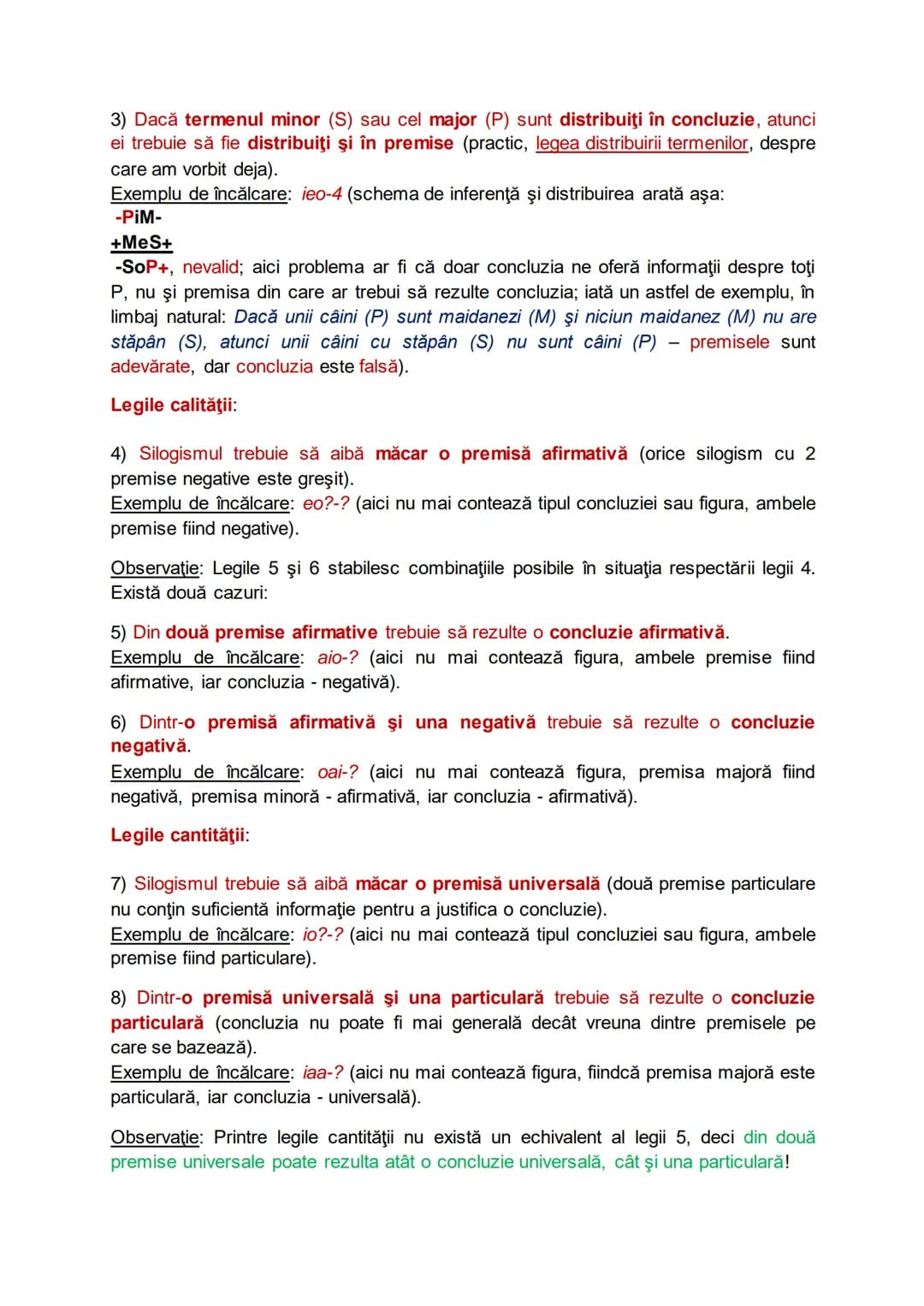 # Cap. V: INFERENȚE DEDUCTIVE MEDIATE CU PROPOZIŢII
CATEGORICE (SILOGISMUL)
Definitie: Este un raţionament mediat cu propoziţii categorice