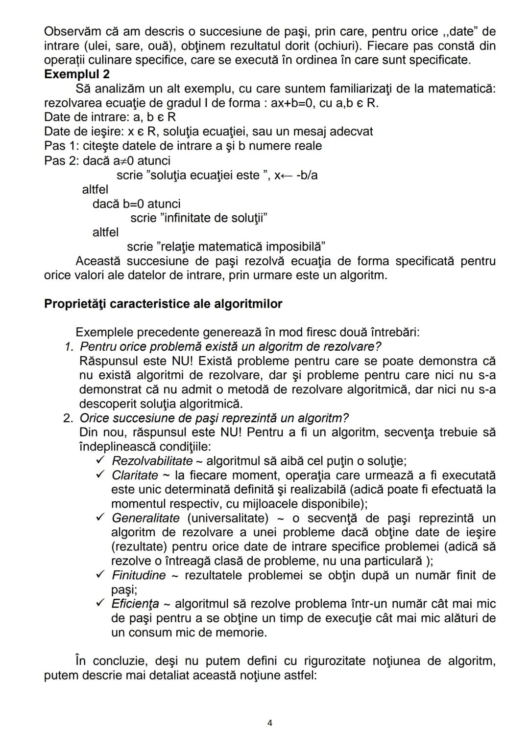 # CONŢINUTURI Bacalaureat
1. Algoritmi
1.1. Noţiunea de algoritm, caracteristici
1.2. Date, variabile, expresii, operaţii
1.3. Structuri