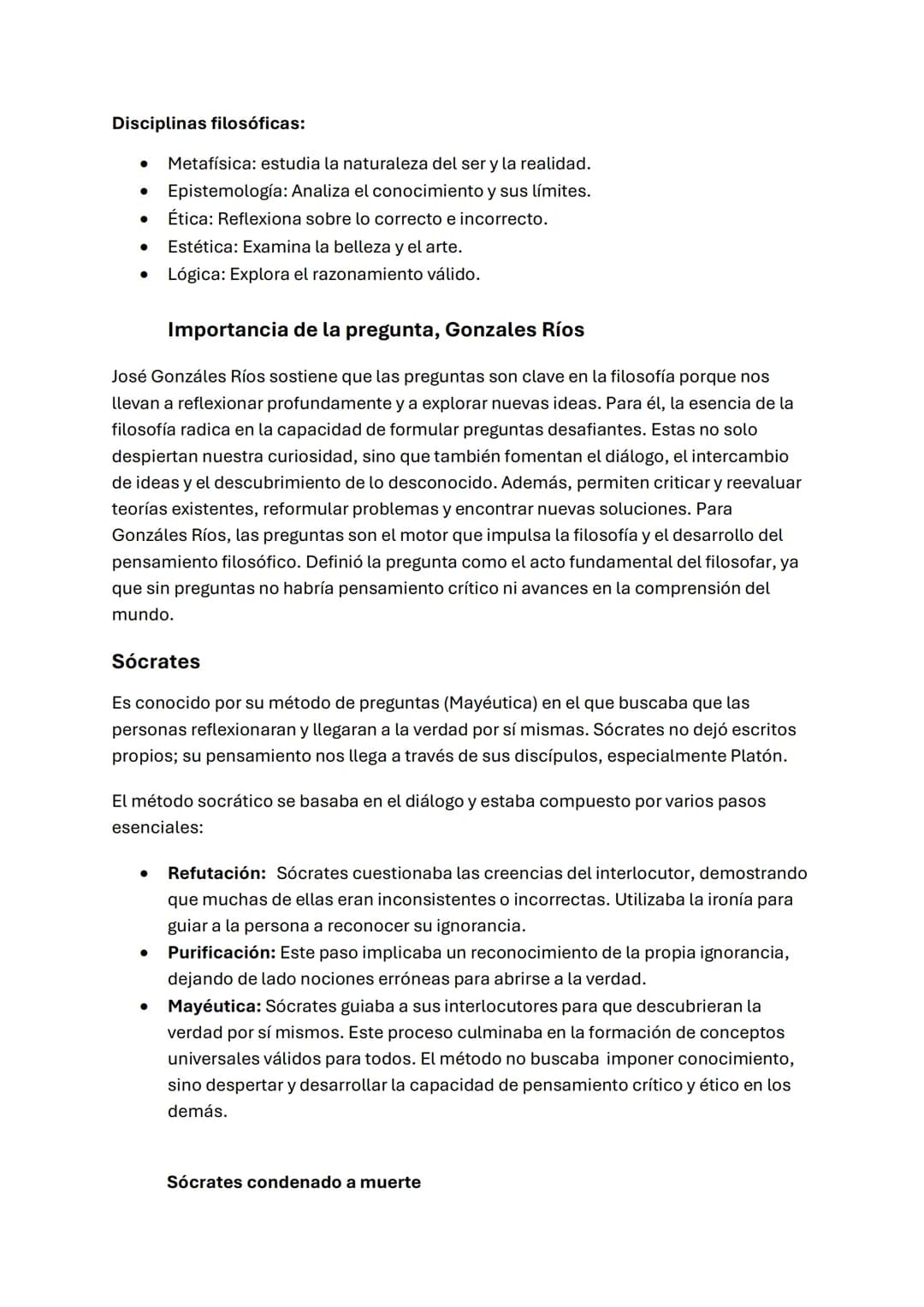 # Resumen Filosofia:
Definición: La palabra Filosofía surge de la expresión "amor al saber" y algunos la
definen como la "madre de las cienc