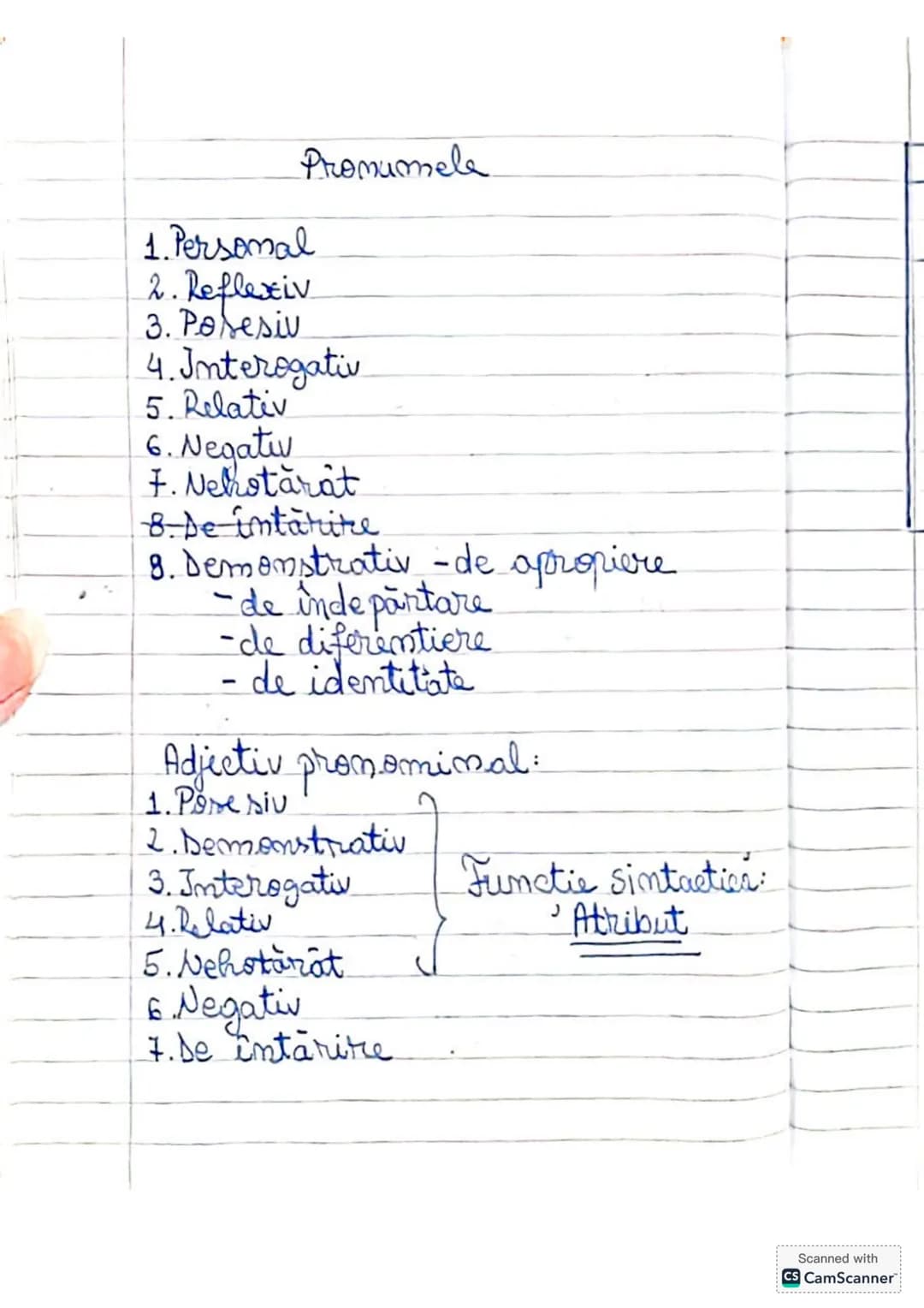 Promumele
1. Personal
2. Reflexiv
3. Posesiv
4. Interogativ
5. Relativ
6. Negativ
7. Nehotărât
8.De intarire.
9. Demonstrativ -de apropiere