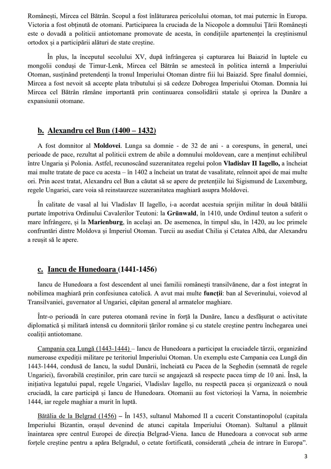 # TEMA 3. Spațiul românesc între diplomație și conflict în Evul Mediu și la
începutul modernității
## Relaţiile internaționale în secolele