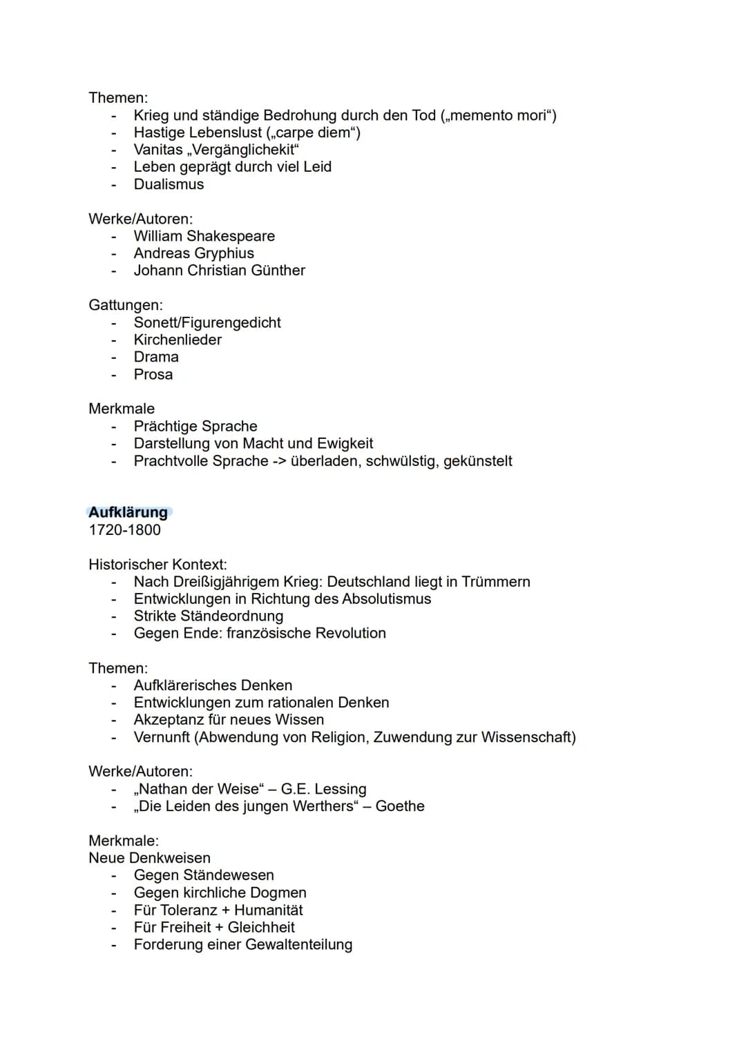 Abitur 2025
- DEUTSCH LK
Lernzettel
1. Epochen
2. Dramen
3. Erzähltexte
4. Lyrik
5. Sachtexte
6. Sprache
7. Poetologische Konzepte
8. Medie