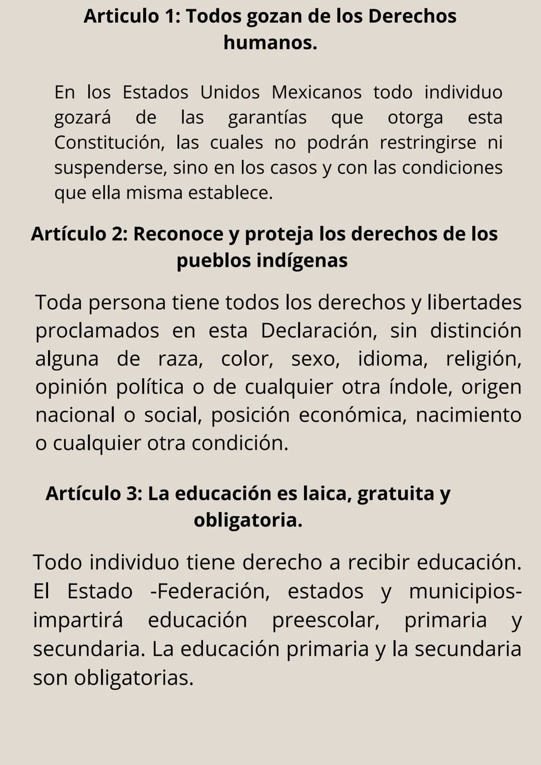# Constitución
# POLITICA
DE LOS
ESTADOS UNIDOS MEXICANOS Articulo 1: Todos gozan de los Derechos
humanos.
En los Estados Unidos Mexicano