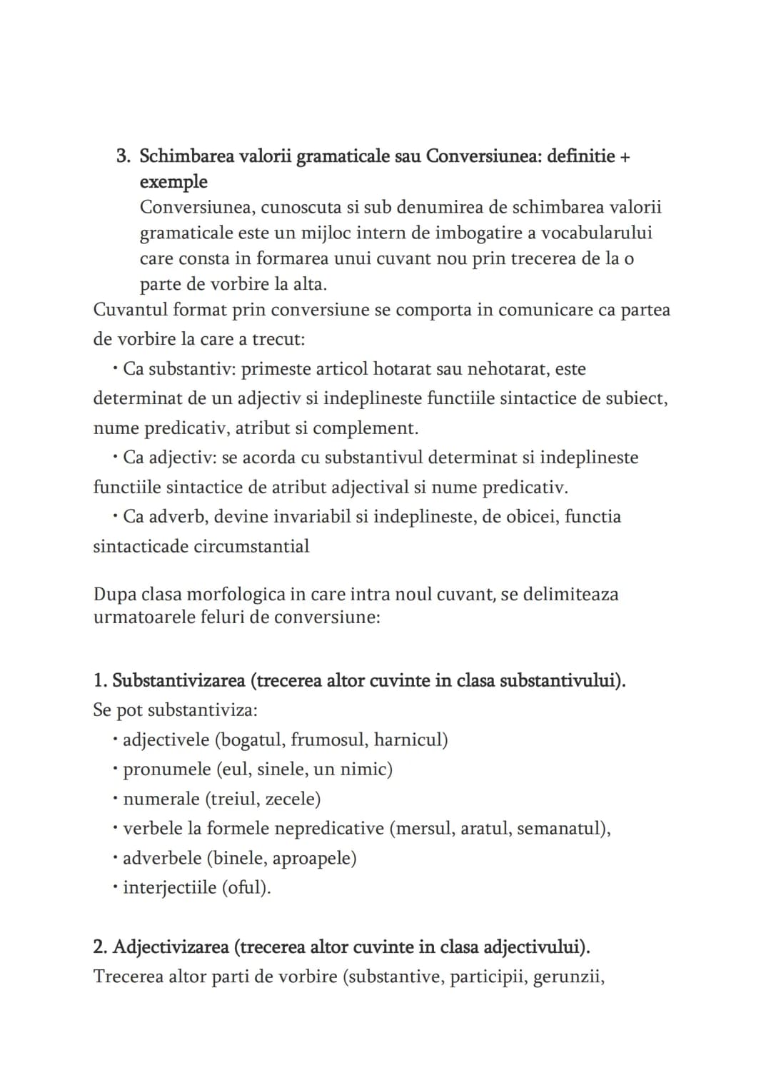 # Mijloace de imbogatire a vocabularului:
derivare, compunere, conversiune
1. Derivarea este un procedeu de formarea cuvintelor cu ajutorul