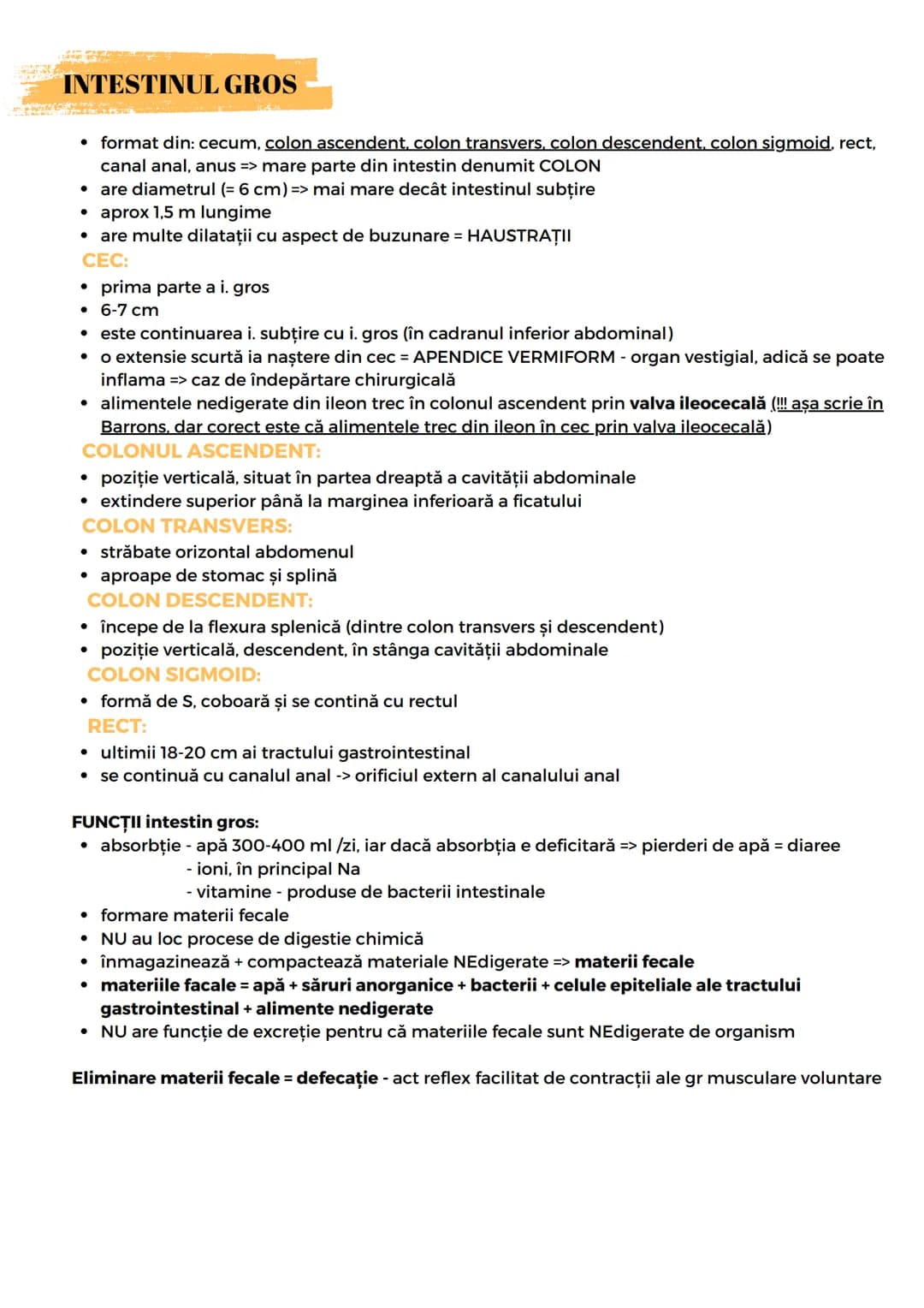 # SIST. DIGESTIV
Are 2 FUNCŢII:
- descompunerea moleculelor mari din alimente în molecule mici
- absorbție molecule mici, minerale, apă
For