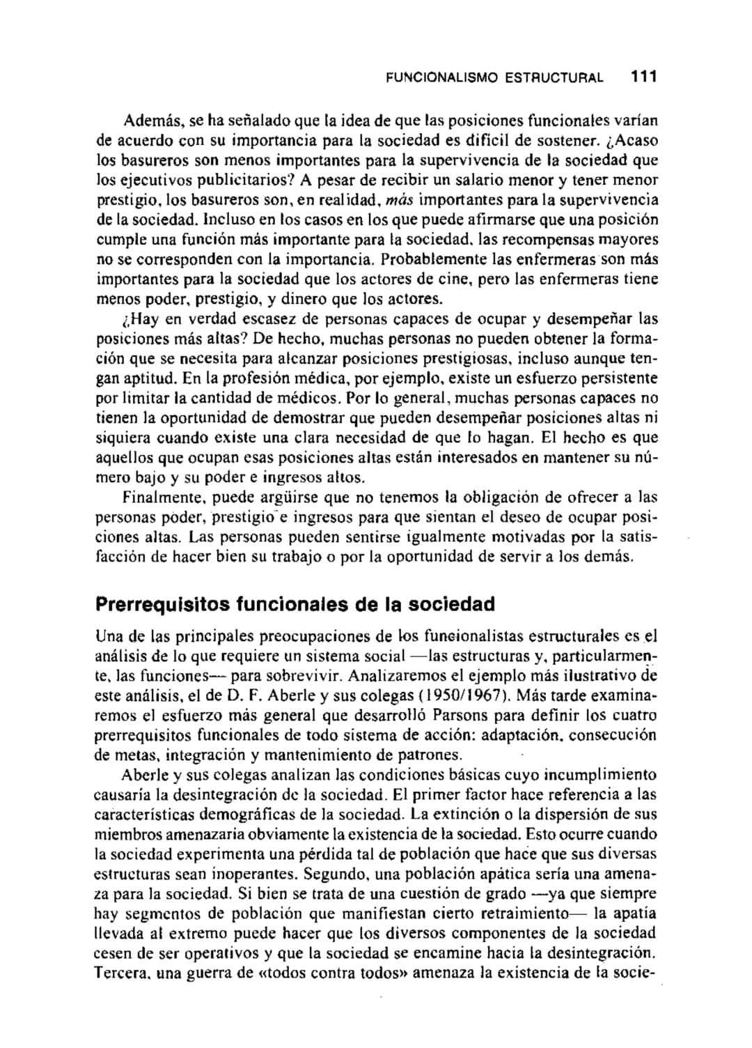 # 3
CAPITULO
# EL FUNCIONALISMO
## ESTRUCTURAL Y LA ALTERNATIVA
### DE LA TEORIA DEL CONFLICTO
CONSENSO Y CONFLICTO
FUNCIONALISMO ESTRUCT