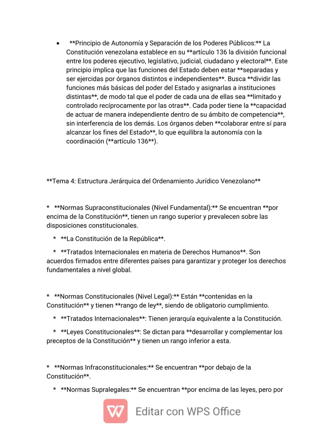 Guía de Estudio para un Examen de Derecho Constitucional Venezolano
**Tema 1: El Derecho Constitucional**
**Concepto del Derecho Constituc
