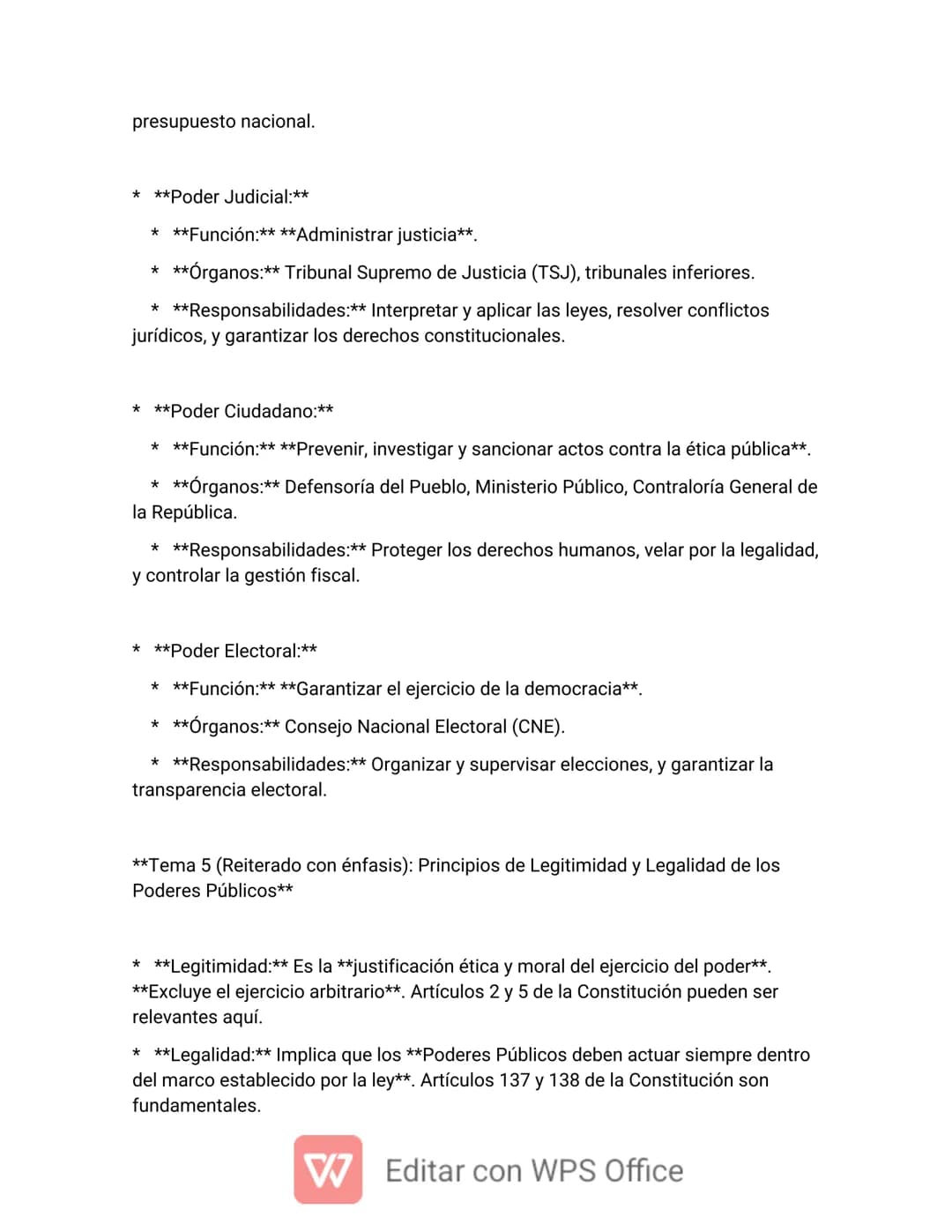 Guía de Estudio para un Examen de Derecho Constitucional Venezolano
**Tema 1: El Derecho Constitucional**
**Concepto del Derecho Constituc