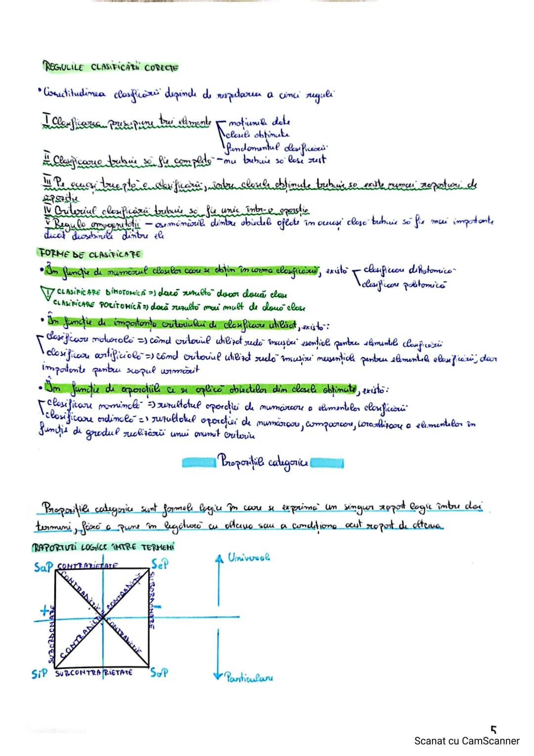 și argumentare
LOGICĂ
MATERIE TEST
=> principiile logici (p9 9)
=> tormini caracterisure/definire (pg H-12)
closificare
roporturi logi
