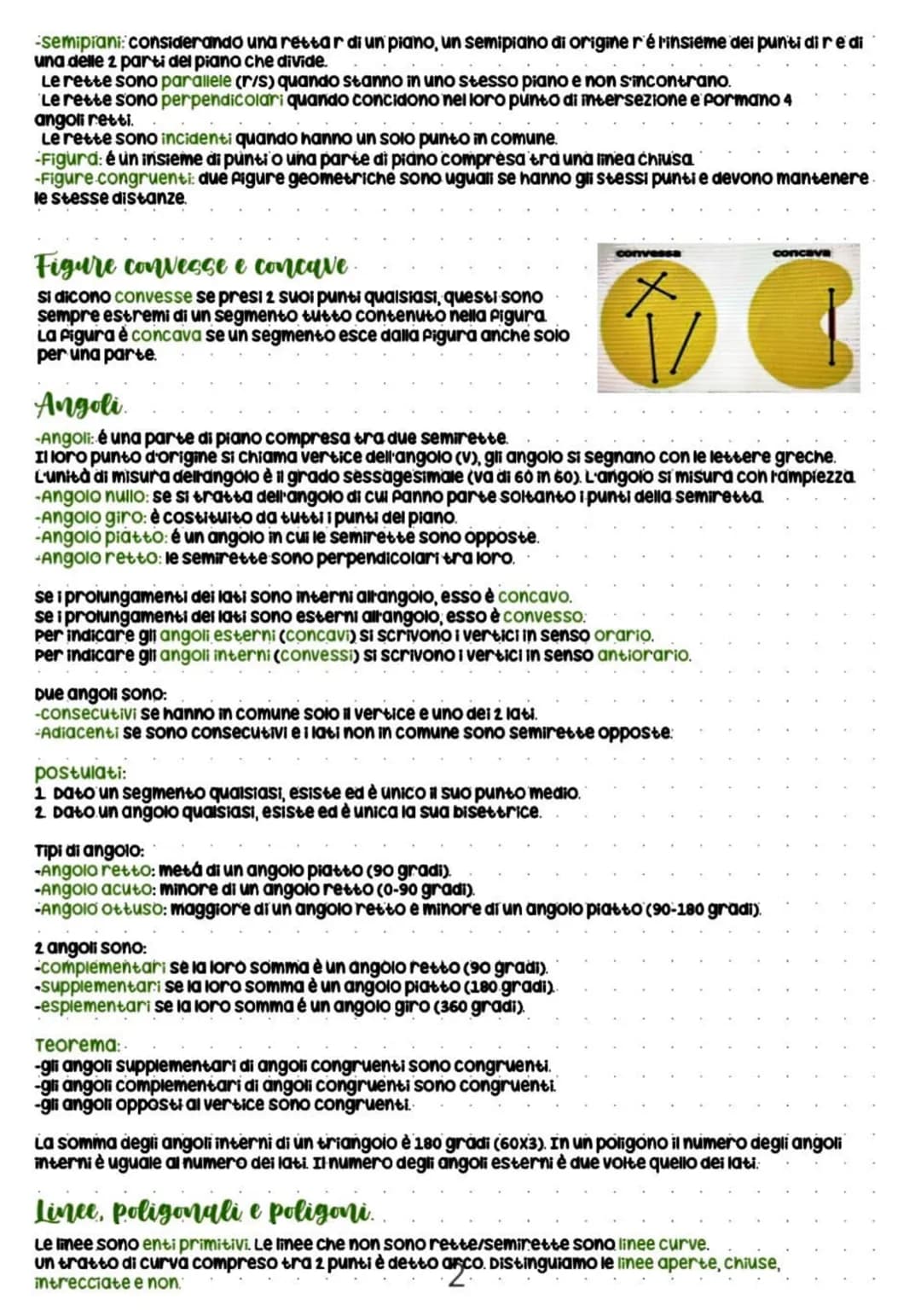 # Geometria Euclidea
La geometria euclidea si occupa di dedurre (tramite la logica matematica) una serie di risultati
detti teoremi, a part