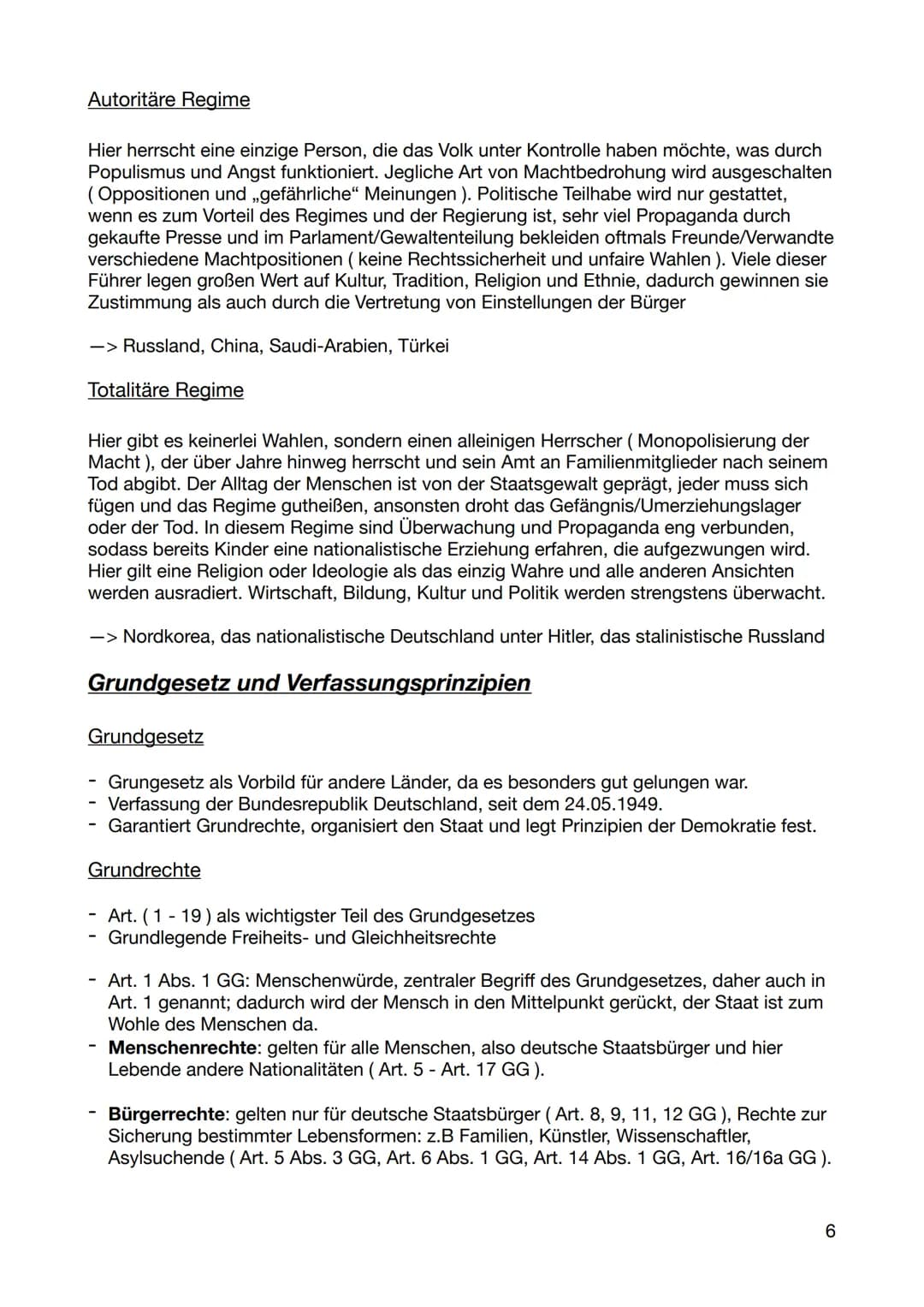 # BRD - Politisches System
Legitimation politischer Herrschaft
- Legitimation: Vertrauen auf Rechtmäßigkeit politischer Herrschaft (Regier