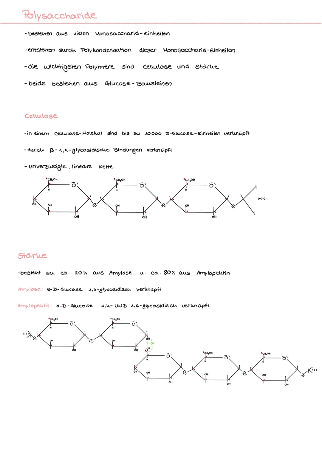 # Q2.1 Kohlenhydrate & Peptide
Überblick über die Substanzklasse der Kohlenhydrate:
- Kohlenhydrate sind Poly hydroxy verbindungen (mehrere