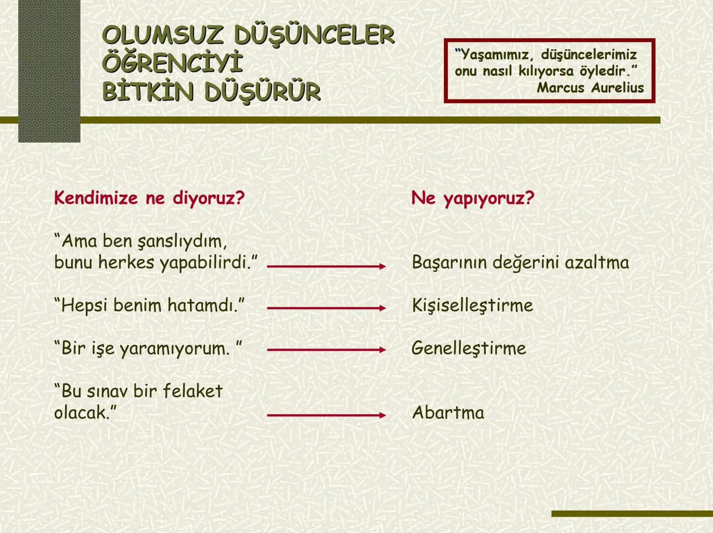 # ETKİLİ ÖĞRENME YÖNTEMLERİ
Başkent Üniversitesi
Psikolojik Danışma ve Rehberlik Merkezi # GİRİŞ
"Olabileceğimiz şeyi olmak
için asla geç