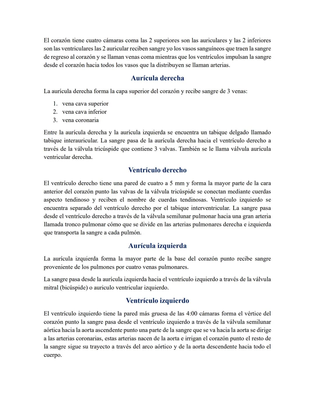 # Aparato circulatorio
La sangre, el corazón y los vasos sanguíneos componen el sistema circulatorio, cuyas
funciones son las siguientes.