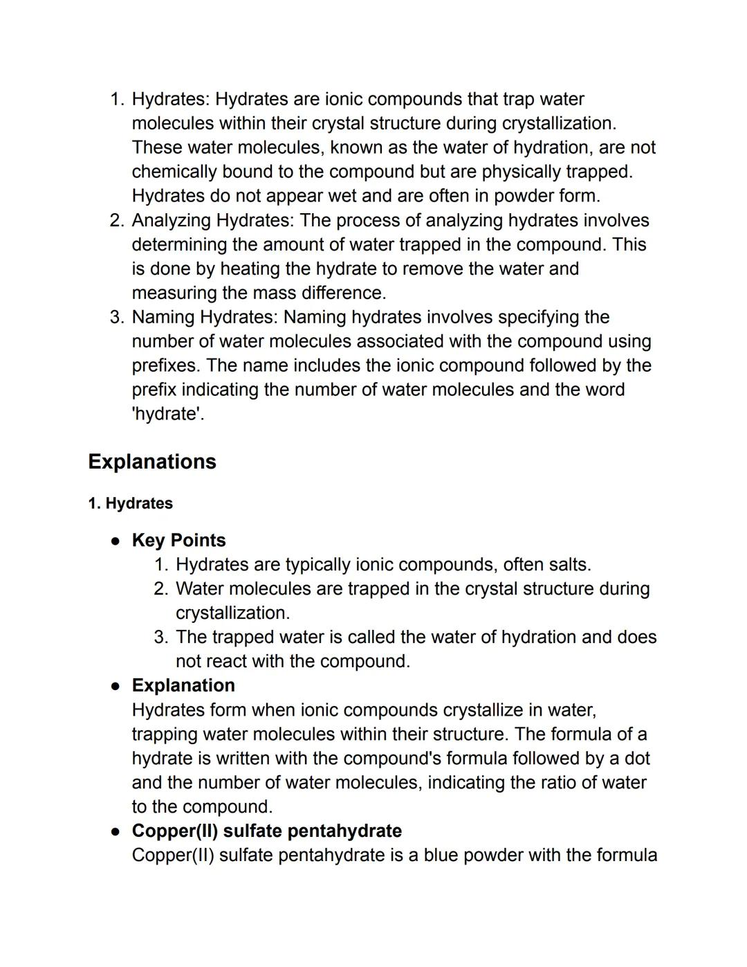 # MOLES AND AVOGADRO'S NUMBER
Key Learnings
1. Avogadro's Number and Mole Concept: Avogadro's number is a
constant used to count particle