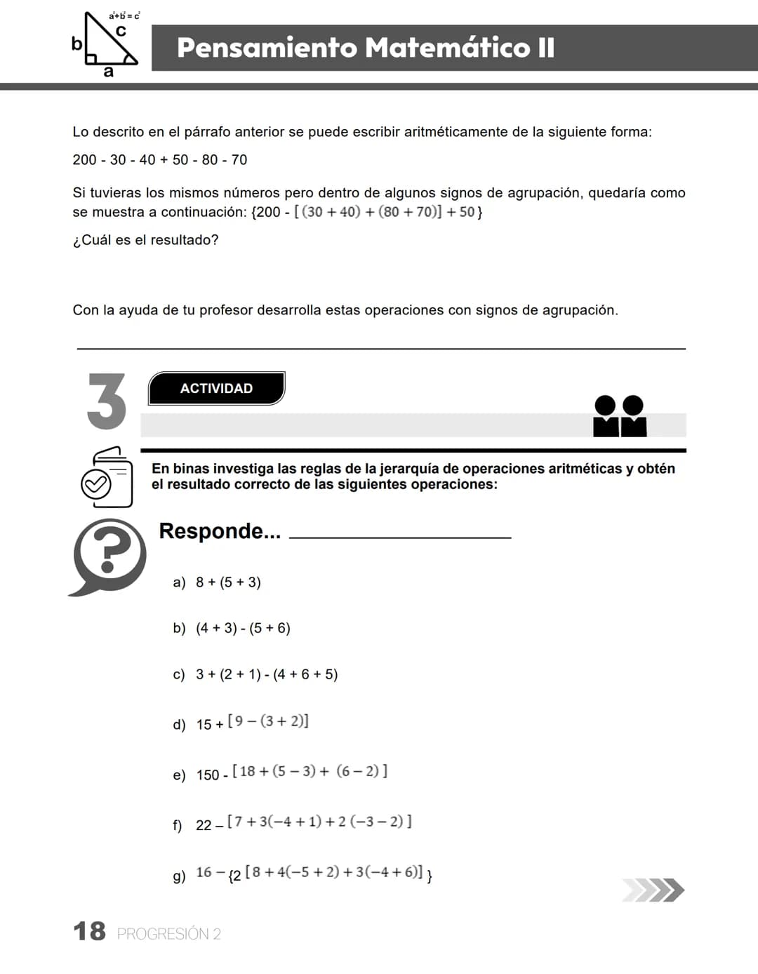 # PROGRESIÓN 1
π
MATH
Compara considerando sus aprendizajes de
trayectoria, el lenguaje natural con el lenguaje
matemático para observar q