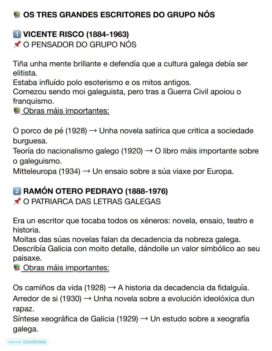 # O GRUPO NÓS: OS DEFENSORES DA
# CULTURA GALEGA
Os membros do Grupo Nós eran escritores, artistas e intelectuais
galegos que querían recup