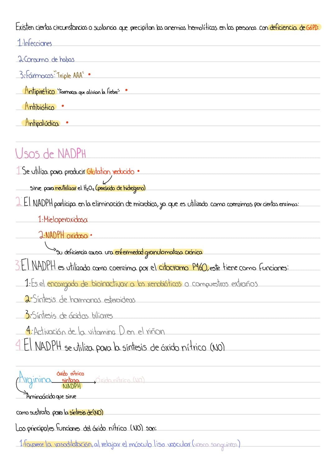 # Vias de las pentosas
-Se lleva a cabo en el citosol.
-NADPH.
Vías de las pentosas
- Ribosa 5-fosfatocomponente estructural de los nucl
