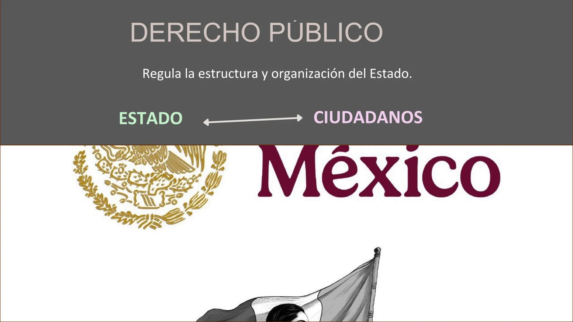 # DERECHO
# PÚBLICO Y PRIVADO
El derecho se divide en dos grandes ramas:
Derecho público
Derecho privado
Esta clasificación permite org