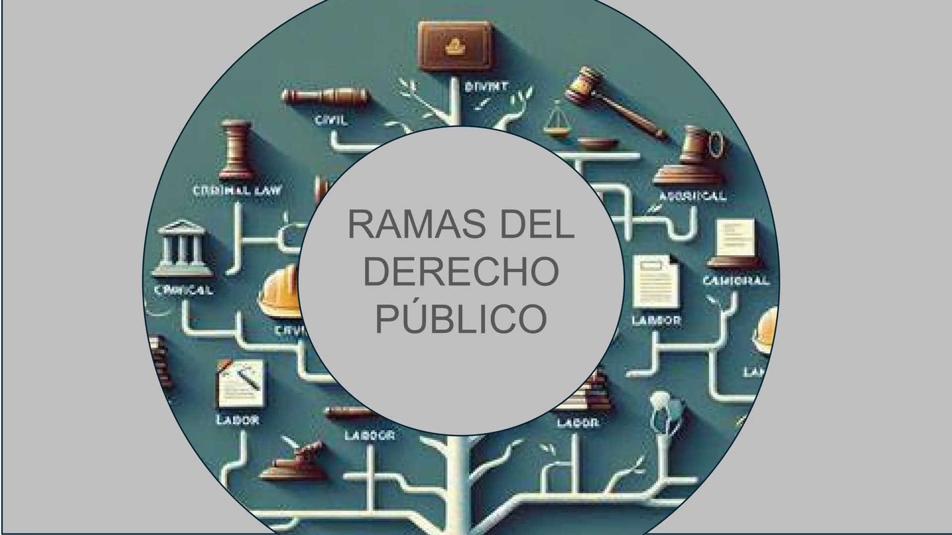 # DERECHO
# PÚBLICO Y PRIVADO
El derecho se divide en dos grandes ramas:
Derecho público
Derecho privado
Esta clasificación permite org