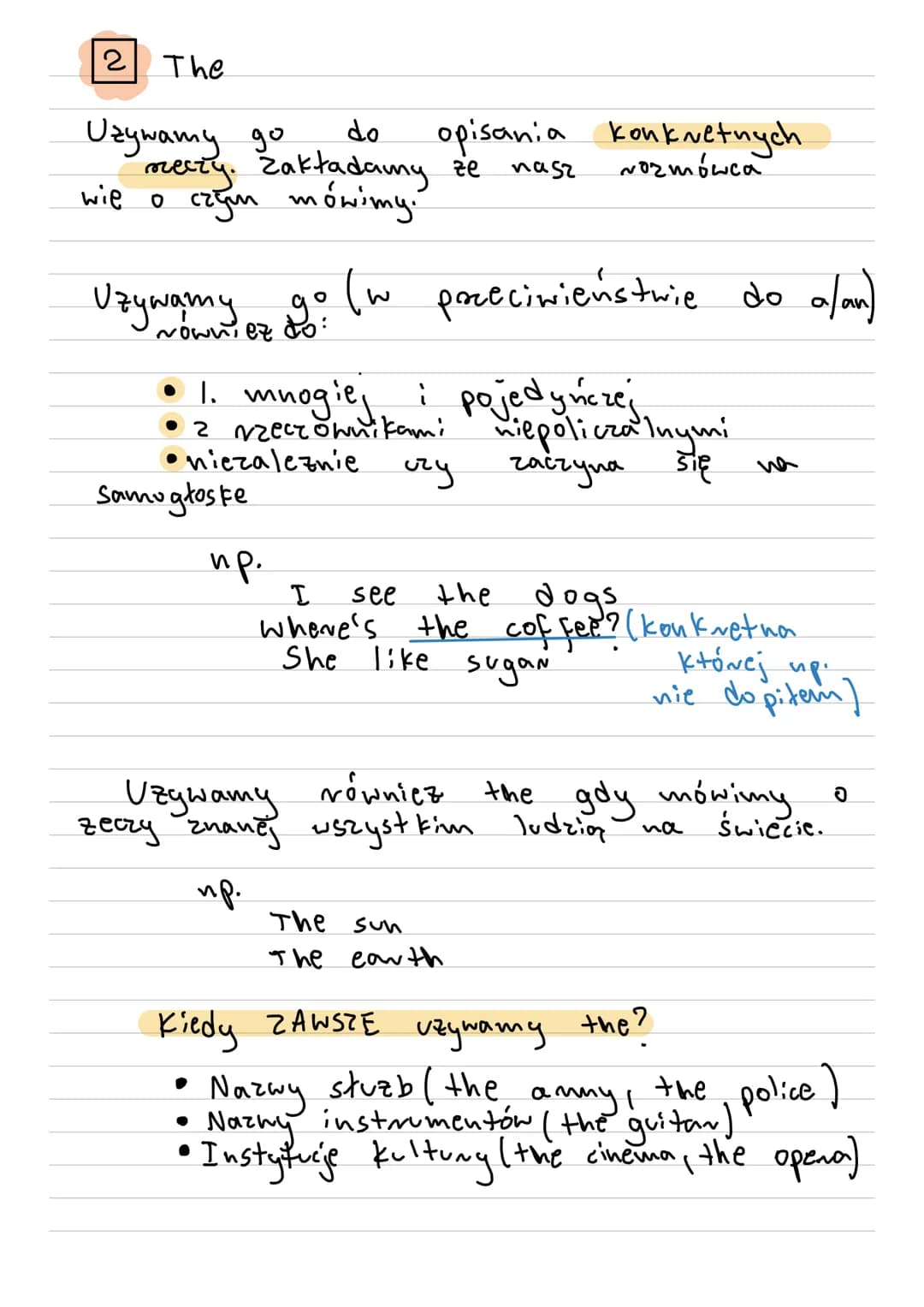 IMA
-tłumaczenie
- wymowa
- wyjaśnienie
Temat: Articles and quantifiers
a) Articles
1 a/an
Uzywamy ich gdy mówimy o czymś
ogólnym
np: