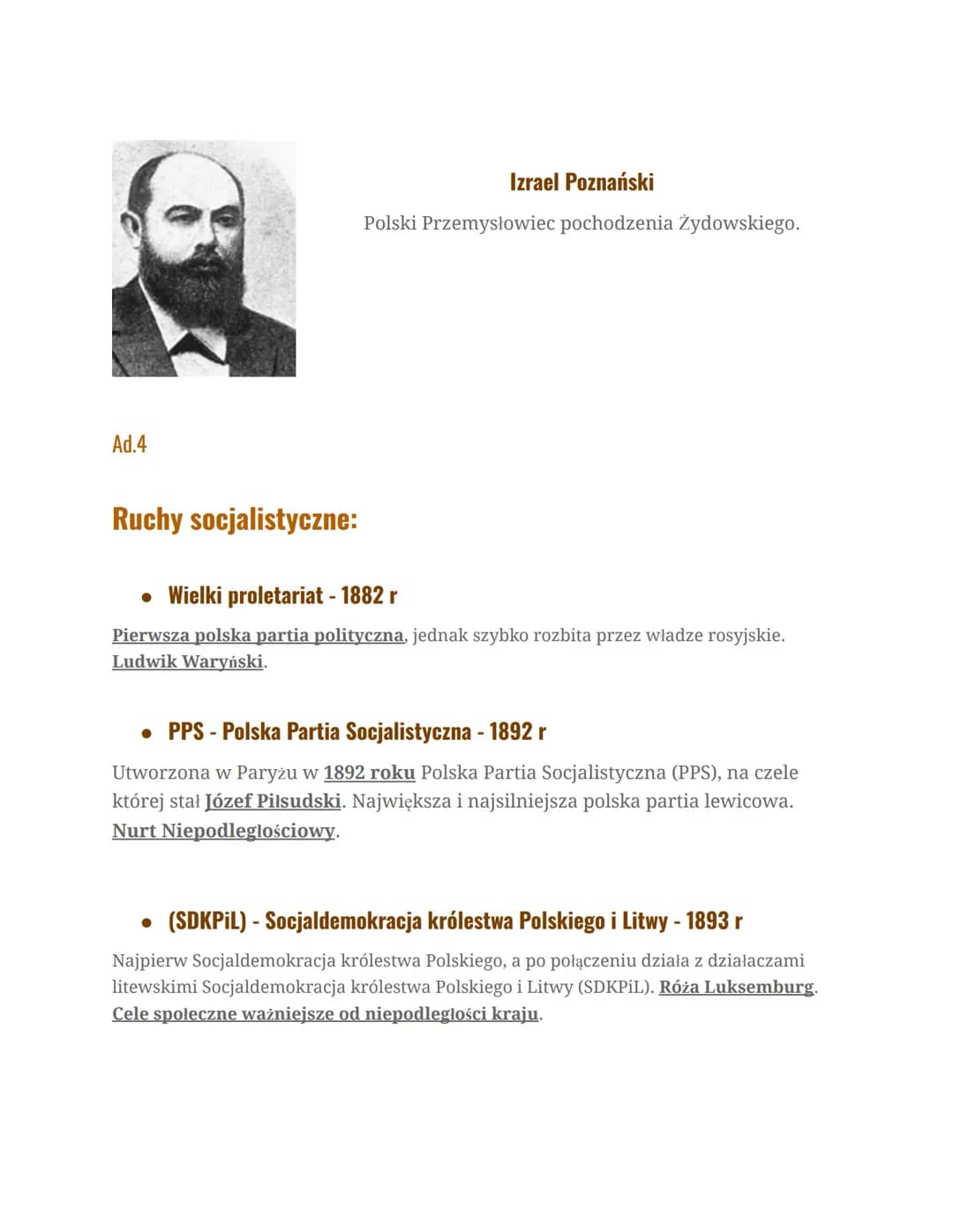 # Historia dział IV
Ziemie Polskie po wiośnie ludów
1. POWSTANIE STYCZNIOWE
1. pojęcia: praca organiczna, czerwoni i biali, branka, wojna
