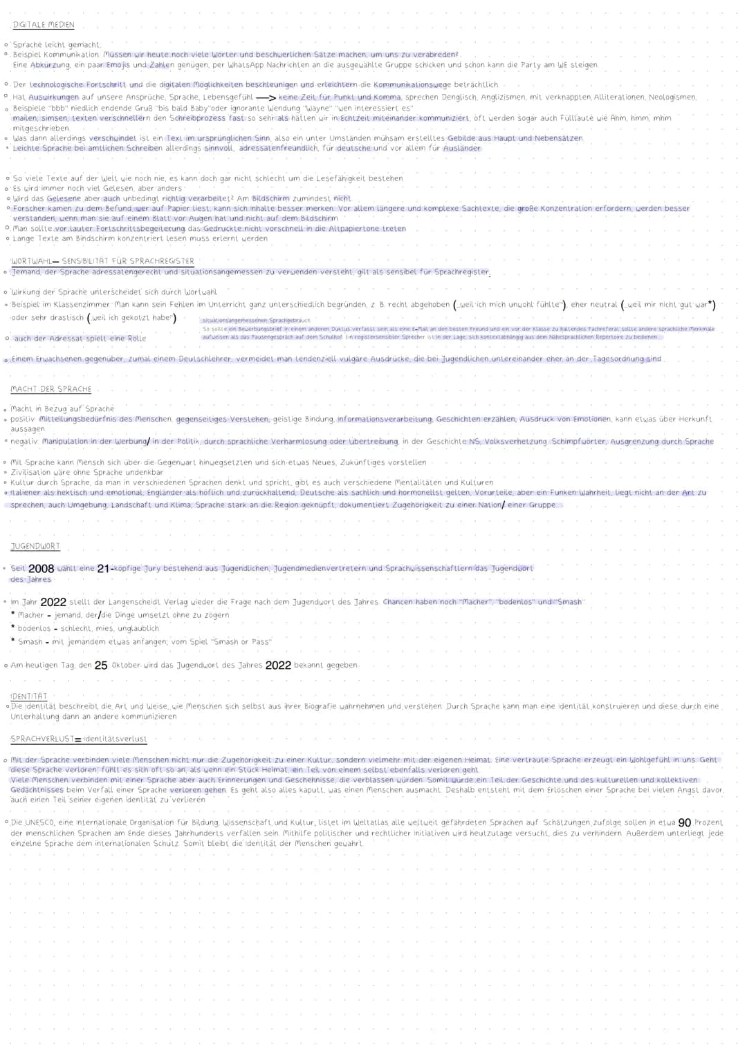 # KOMMENTAR - SPRACHE
SRACHE ALLGEMEN
Als Sprache bezeichnet man in Allgemeinen atte komplexen Systeme der Kommunikation Darunter fallen i