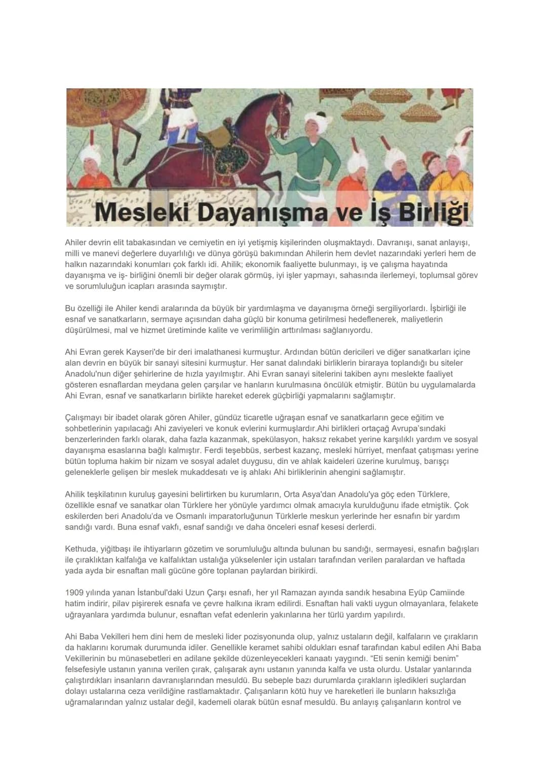 # Ahilik Nedir?
Ahilik Nedir?
"Ahi" sözcüğünün kökeni konusunda dil bilimcileri arasında görüş birliği yoktur. "Ahi" kelimesi, Arapça "kar