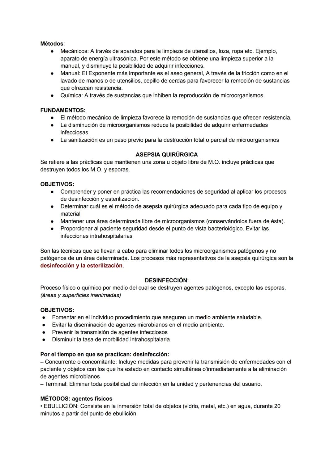 UNIDAD III - ENFERMERÍA BÁSICA - GUÍA DE ESTUDIO PARTE 1.
ASEPSIA COMO MEDIDA PARA PROTECCIÓN DE LA SALUD
Asepsia médica
Sanitización Lava