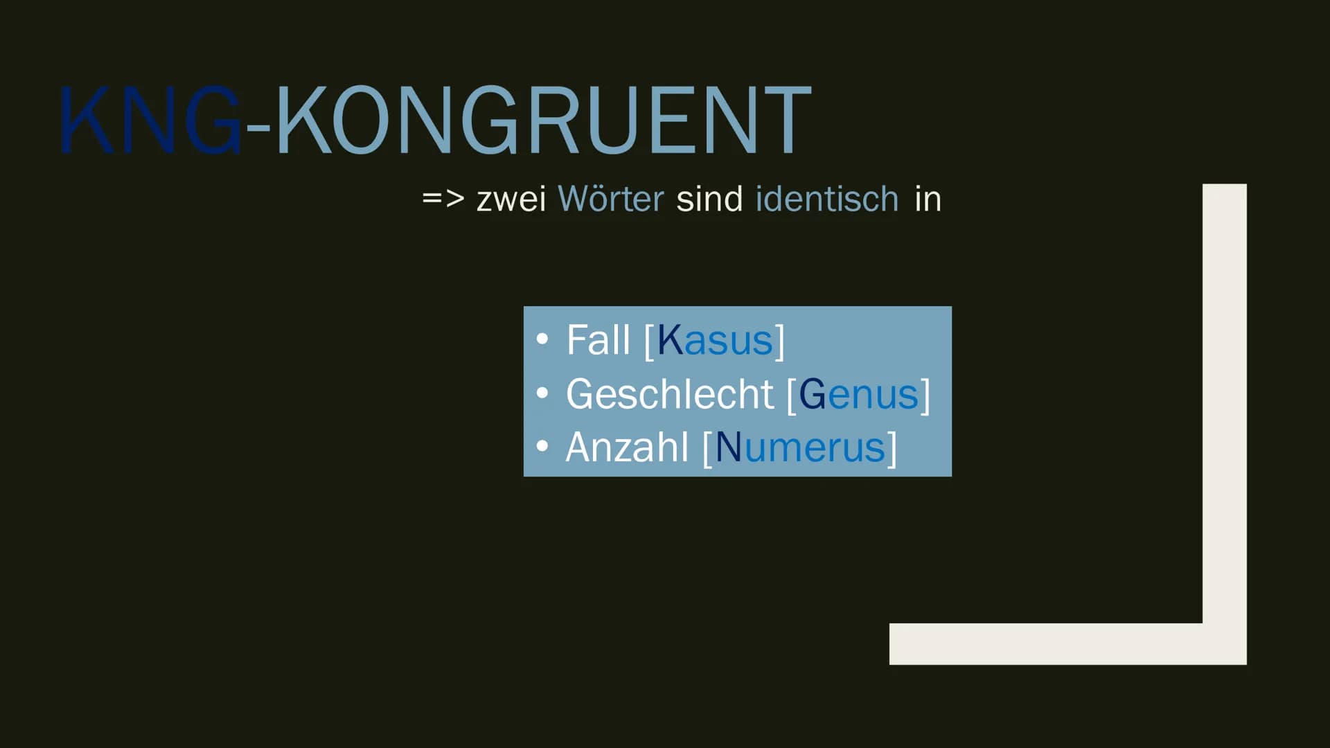 PARTICIPIUM
CONIUNCTUM
Auch bekannt als PC # Participium coniunctum
- „Verbundenes Partizip“
$
rightarrow$PPP, PPA
- Partizip im KNG mit