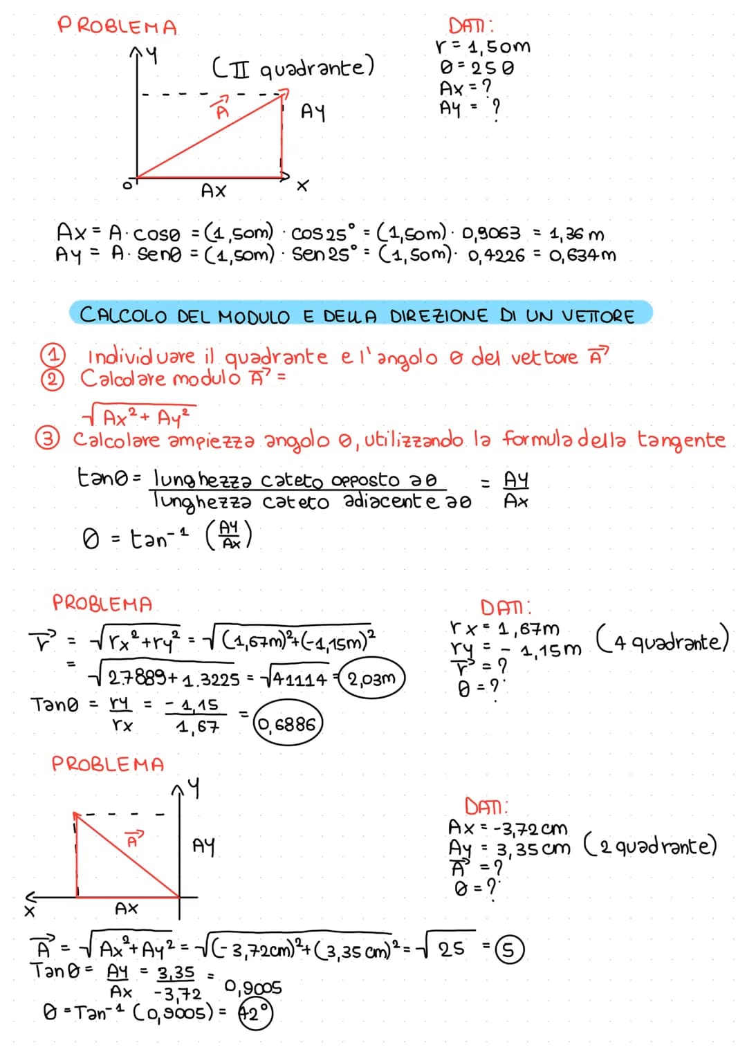 No grandezze
Scalari: grand.
fisiche rapp.
matematicamente
da numero + unita'
di misura
-VETTORI =
definito
MODULO CO INTENSITA')
+ DIREZI