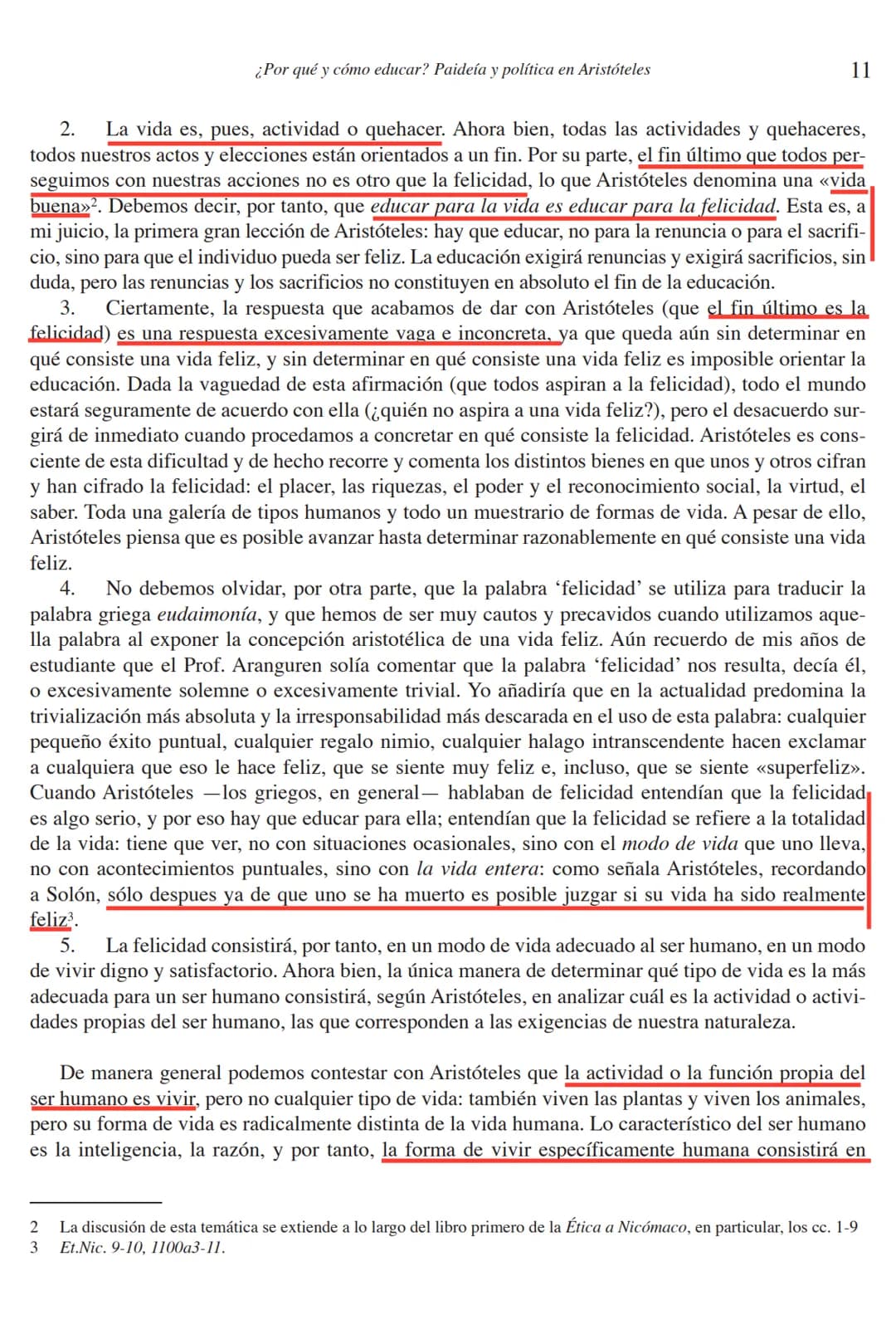 # LA PAIDEÍA GRIEGA # Δαίμων. Revista de Filosofía, nº 30, 2003, 9-21
# ¿Por qué y cómo educar? Paideía y política en Aristóteles
TOMÁS C