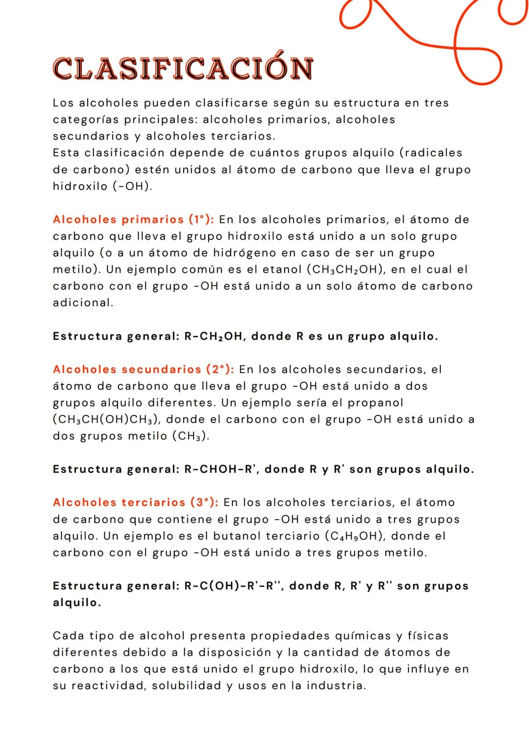 # ALCOHOL
GRUPO FUNCIONAL # INTRODUCCION
Los grupos funcionales son estructuras específicas
dentro de las moléculas orgánicas que tienen u