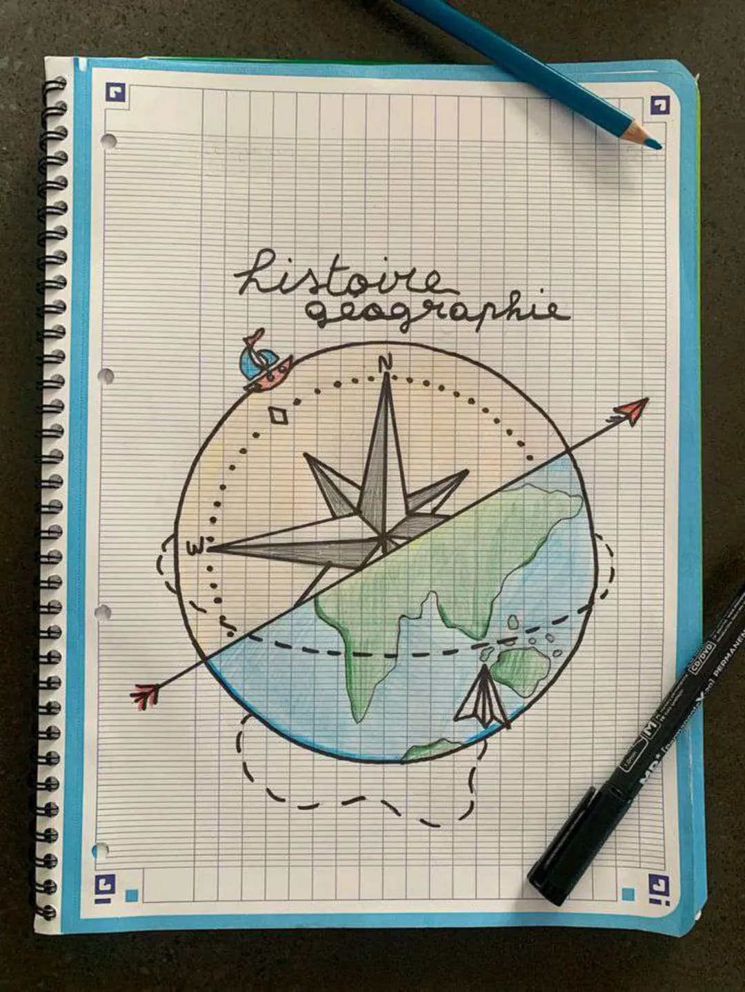 3°C
Liberté
Égalité
Fraternité
2024-2025 Nom Prénom
3°C
HISTOIRE
GEOGRAPHIE
Collège ou Lycée
2024 / 2025 # histoire
## geographie Ω