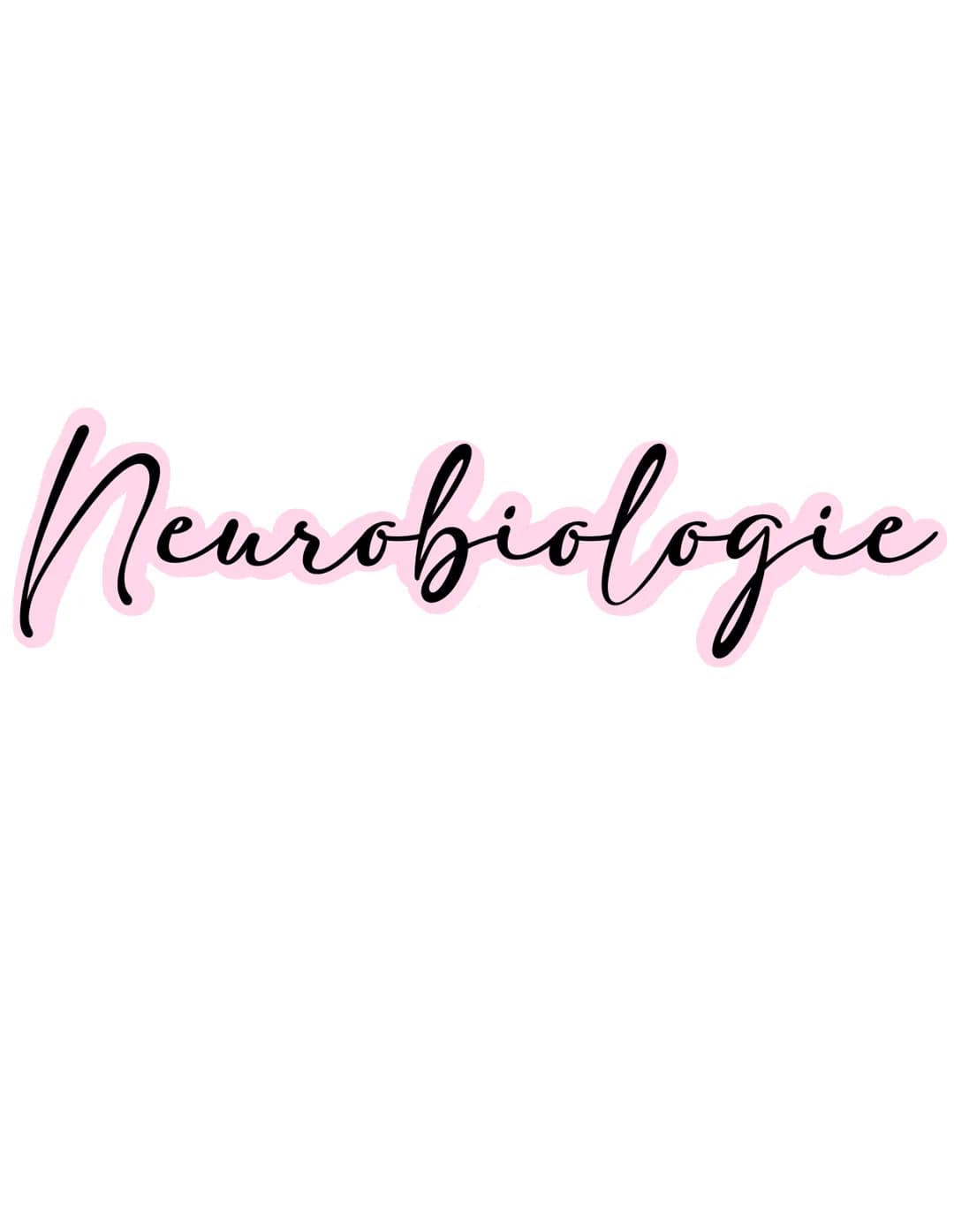 Neurobiologie # Neurobiologic
# Aufbau einer Nervenzelle
Zellkörper (Soma)
Zellkörper (Soma)
* enthält Zellkern & andere Zellorganellen