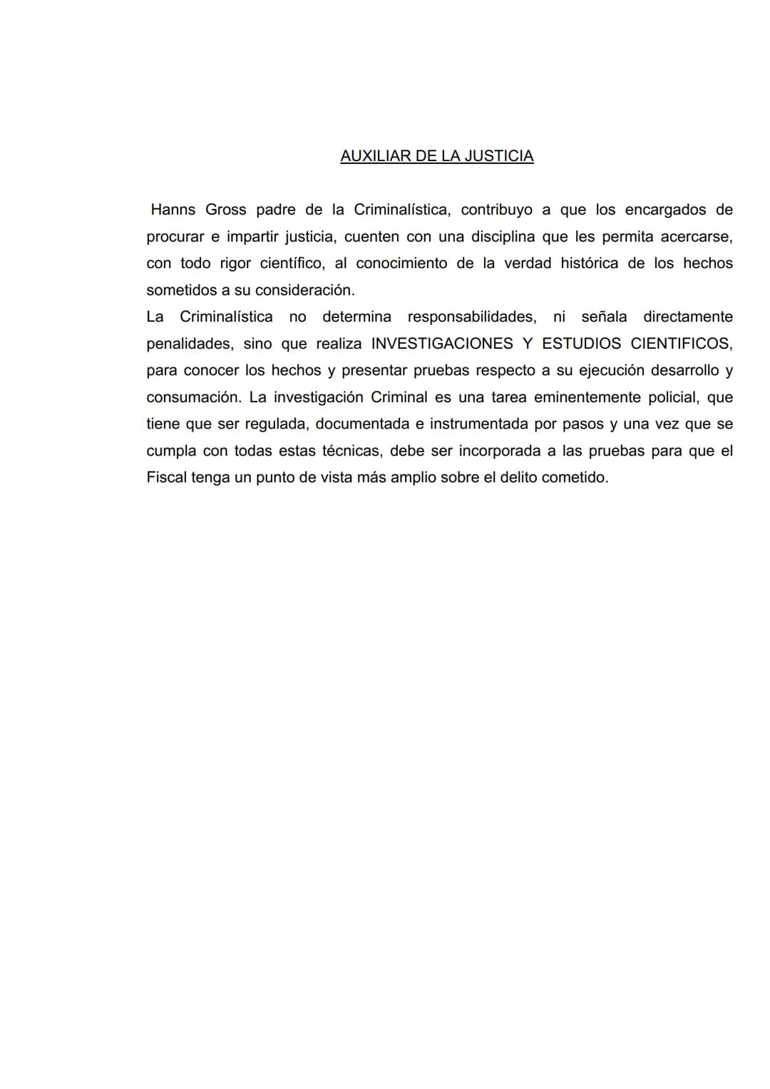 # CRIMINALISTICA
ORIGEN DEL TERMINO
El vocablo CRIMINALISTICA, proviene del latin "crime" e "inis": Delito Grave. y del
griego "ista" e "i
