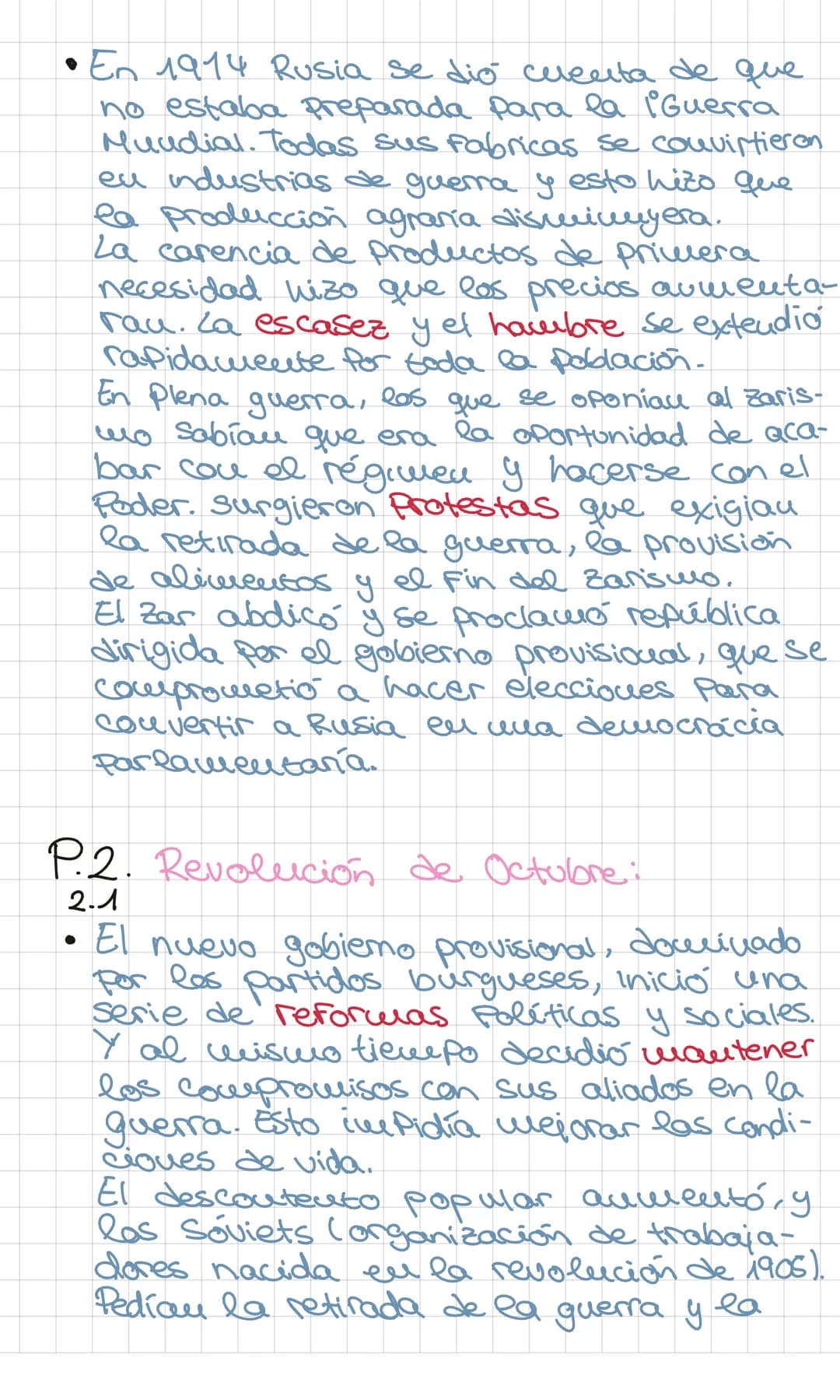 # REVOLUCION
# RUSA
P. 1. Revolución de febrero:
• A comienzos del siglo XX, Rusia
Estaba gobernada Por Nicolas il más
Coccocido como el z