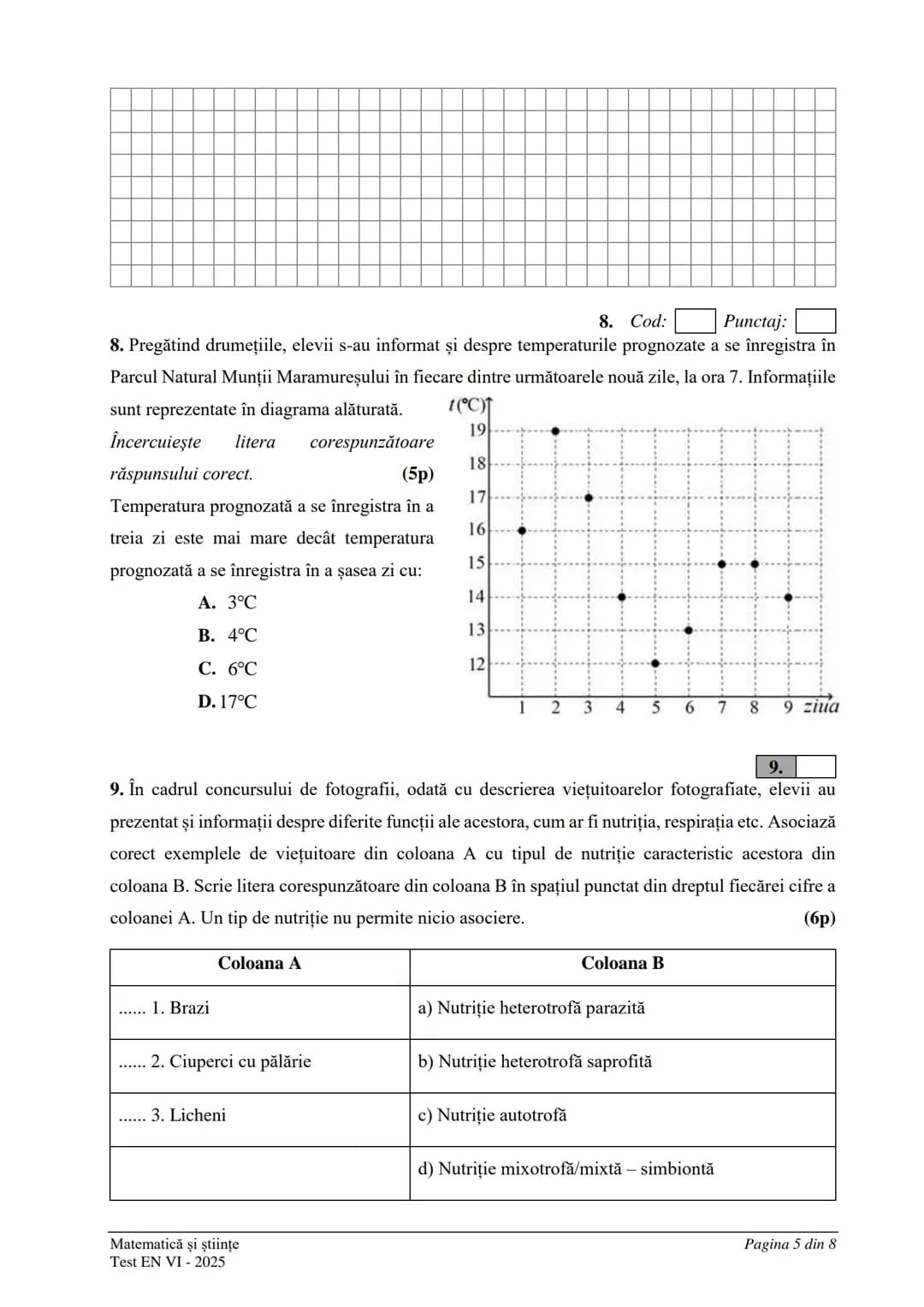 ERNUL
GUVE
MINISTERUL EDUCAŢIEI ŞI CERCETĂRII
ROMANIE
CENTRUL NAŢIONAL DE POLITICI
ŞI EVALUARE ÎN EDUCAȚIE
EVALUAREA NAȚIONALĂ
LA FINALUL C