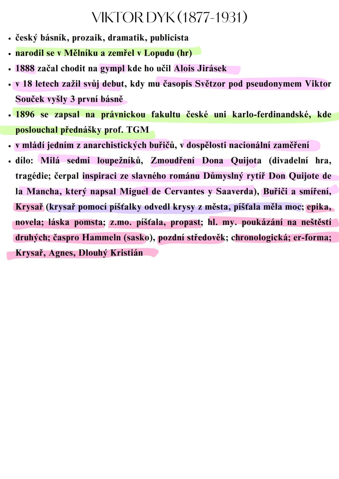 # ČESKÁ MODERNA
* nová generace spisovatelů, kteří vstoupili do literatury v 90. letech 19. století a byli
ovlivněni impresionismem a sym