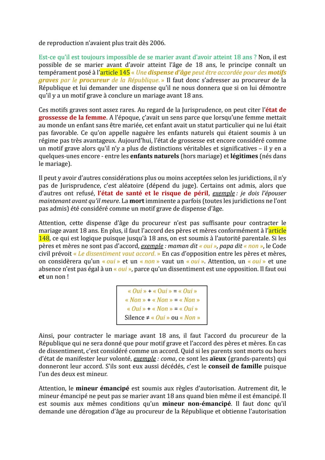 # Droit civil 1 - Droit de la famille
Examen: dissertation de 3h.
À faire: Code civil 2024 à avoir et à amener aux TDs, étudier les livres