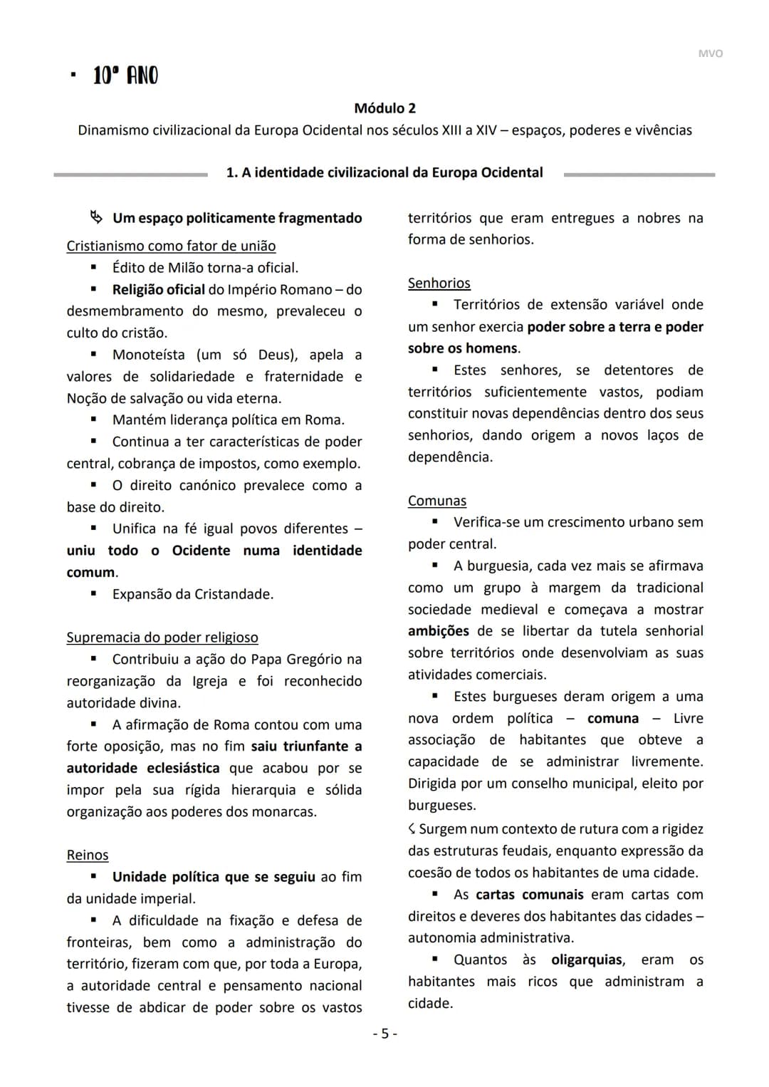 Maria Oliveira
HISTÓRIA A
10º | 11º | 12º ANO
EXAME 2021 MVO
- 2 - # Conteúdos / Domínios – Exame História
- **10º ANO**
Módulo 2 – Di