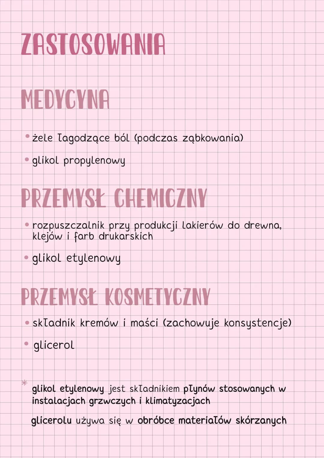 # ALKOHOLE POLIHYDROKSYLOWE
## TWORZENIE NAZW
nazwy systematyczne tworzy się dodając na końcu Tącznik -ol
a przed nim liczbę grup hydroksy