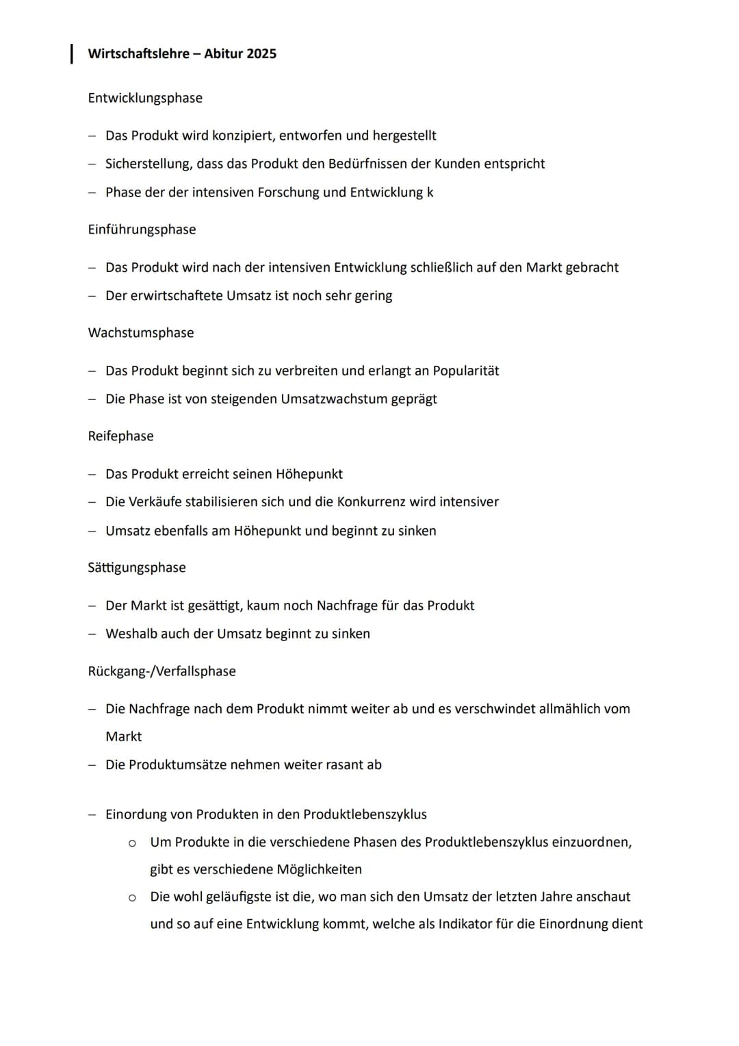 | Wirtschaftslehre - Abitur 2025
Lernzettel - Abiturprüfung am 05.05.2025
Q1 Produktion
1.
Planung des Fertigungsprogramms und Interdepen