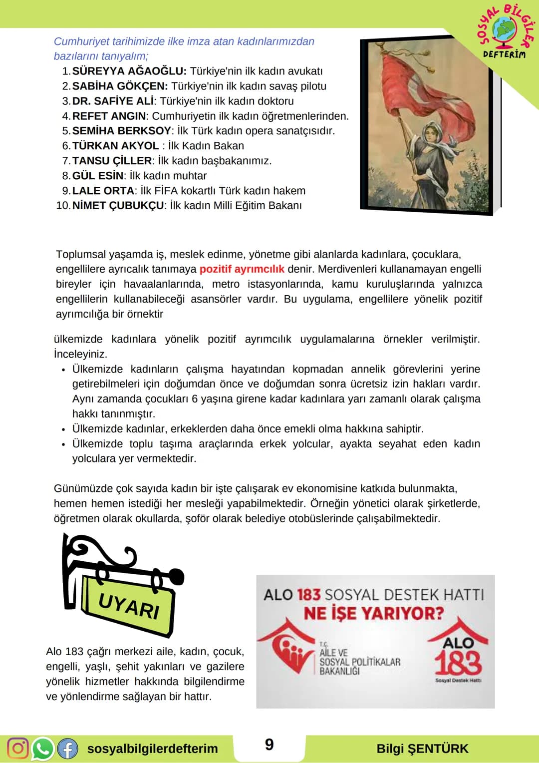 # 6.SINIF 6.ÜNİTE
SOSYAL BİLGİLER
DERS NOTU
SOSYAL BİLGİLER
DEFTERİM
BİLGİ ŞENTÜRK # GEÇMİŞTEN GÜNÜMÜZE YÖNETİM BİÇİMLERİ
Devlet, bir t