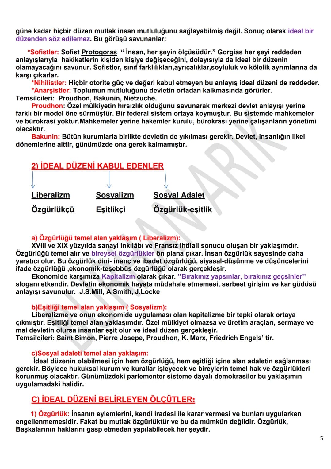 3. ÜNİTE
FELSEFENİN TEMEL KONULARI VE PROBLEMLERİ
6. SİYASET FELSEFESİNİN KONUSU VE PROBLEMLERİ
Siyaset(politika) : Bir toplumda çatışma