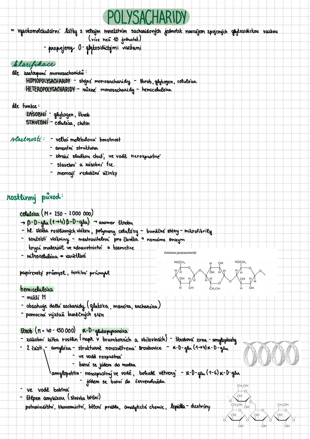 # Sacharidy
- polyhydroxysloučeniny obsahujići karbonylovou (keto/aldo) skupinu
- jejich deriváty jsou přítomny ve všech organismech:
-