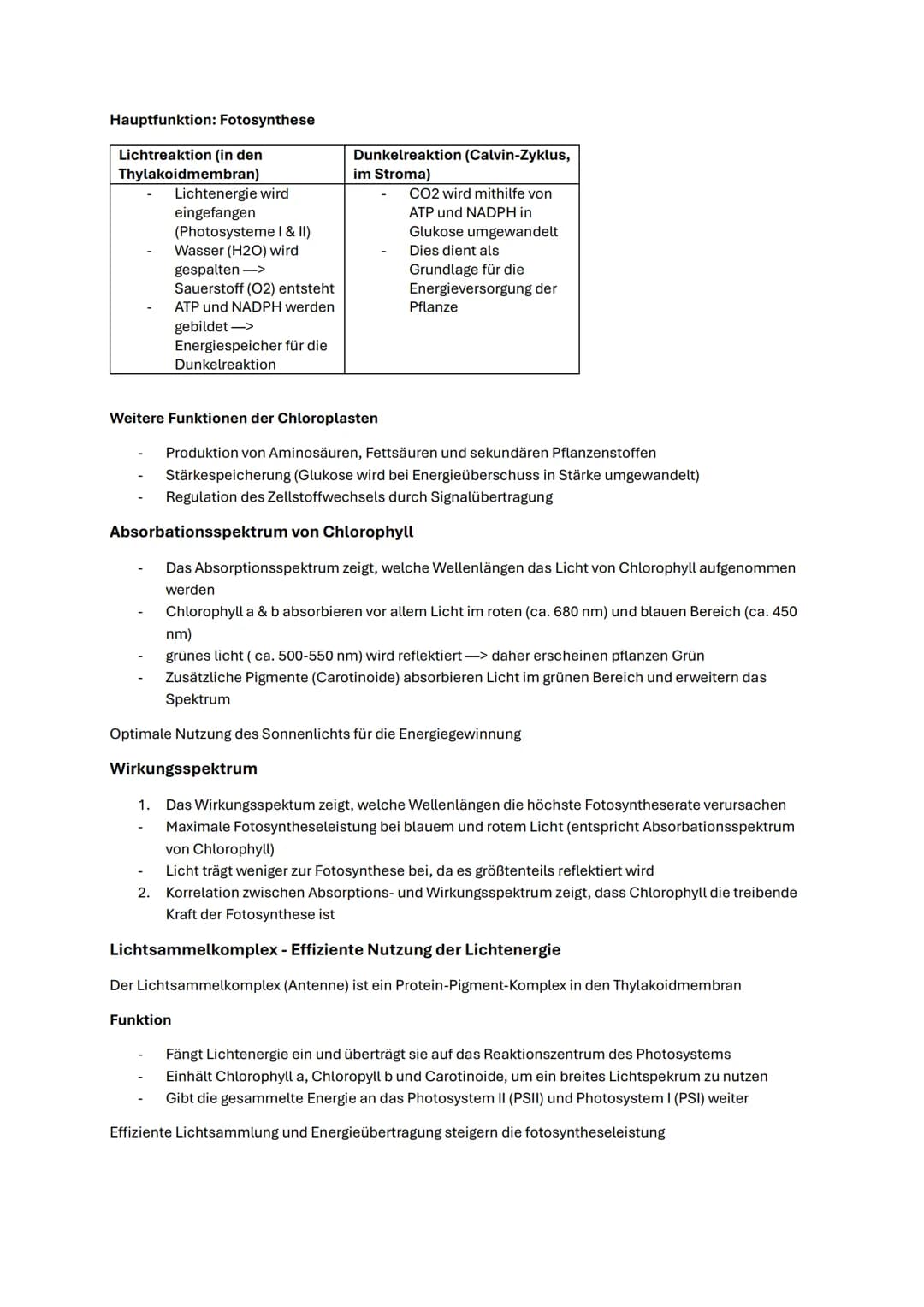 # Abitur Biologie NRW 2025 Fotosynthese
Funktionale Angepasstheit der Fotosynthese
# Blattaufbau
Das Blatt ist das wichtigste Organ der F